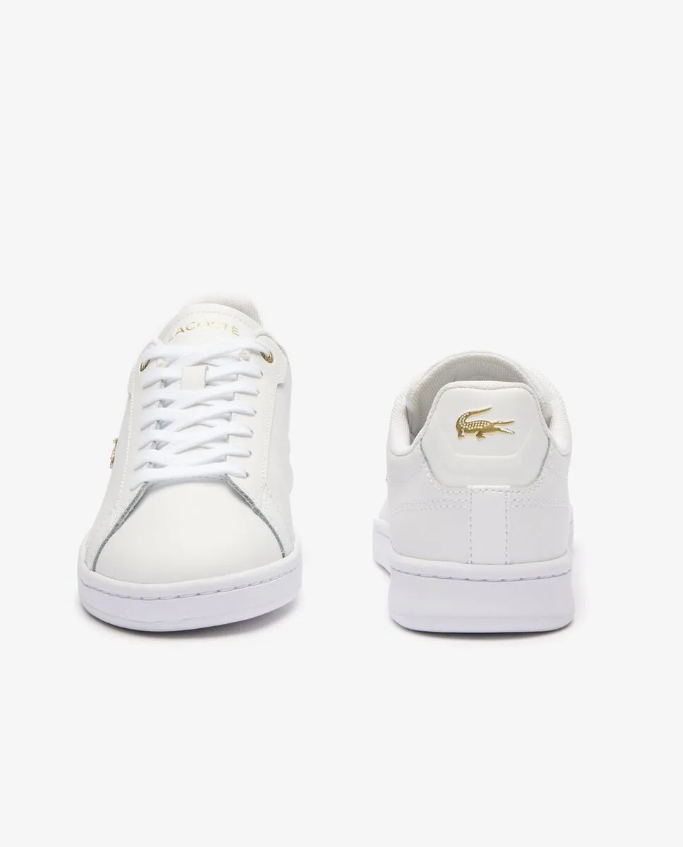 LACOSTE Women’s Carnaby Pro Leather Trainers White LACOSTE Women’s Carnaby Pro Leather Trainers White