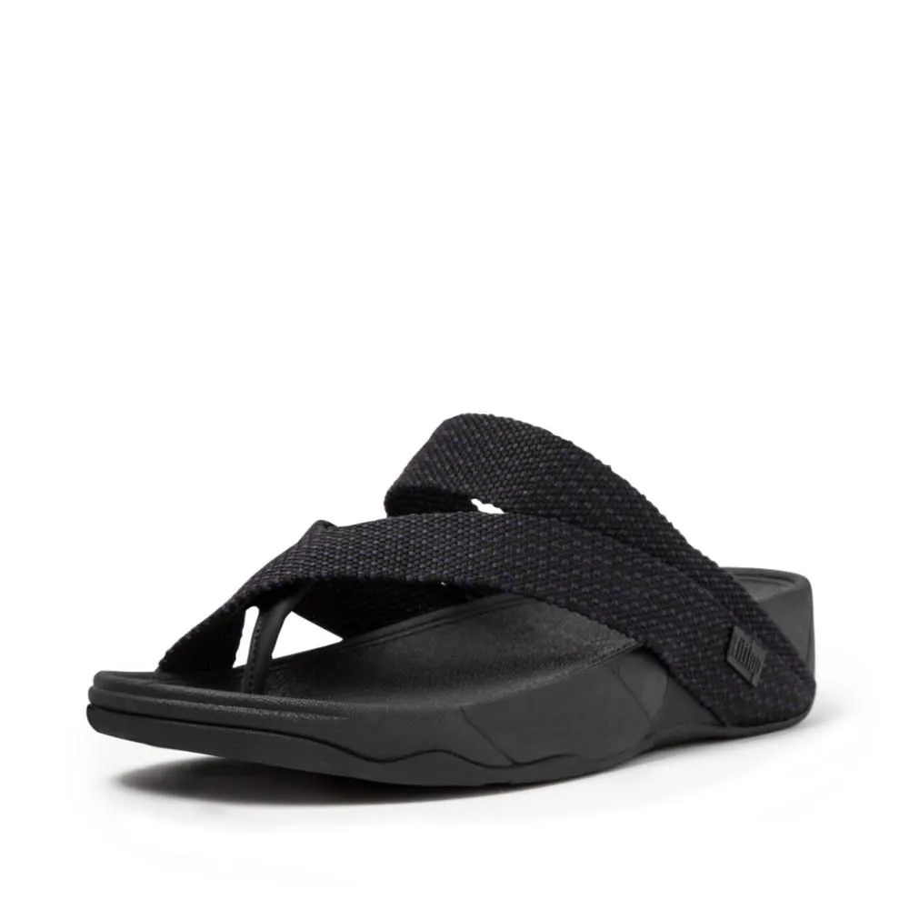 FitFlop™ Men's SLING Model H06-841 Black/Sea Blue Mix FitFlop™ Men's SLING Model H06-841 Black/Sea Blue Mix