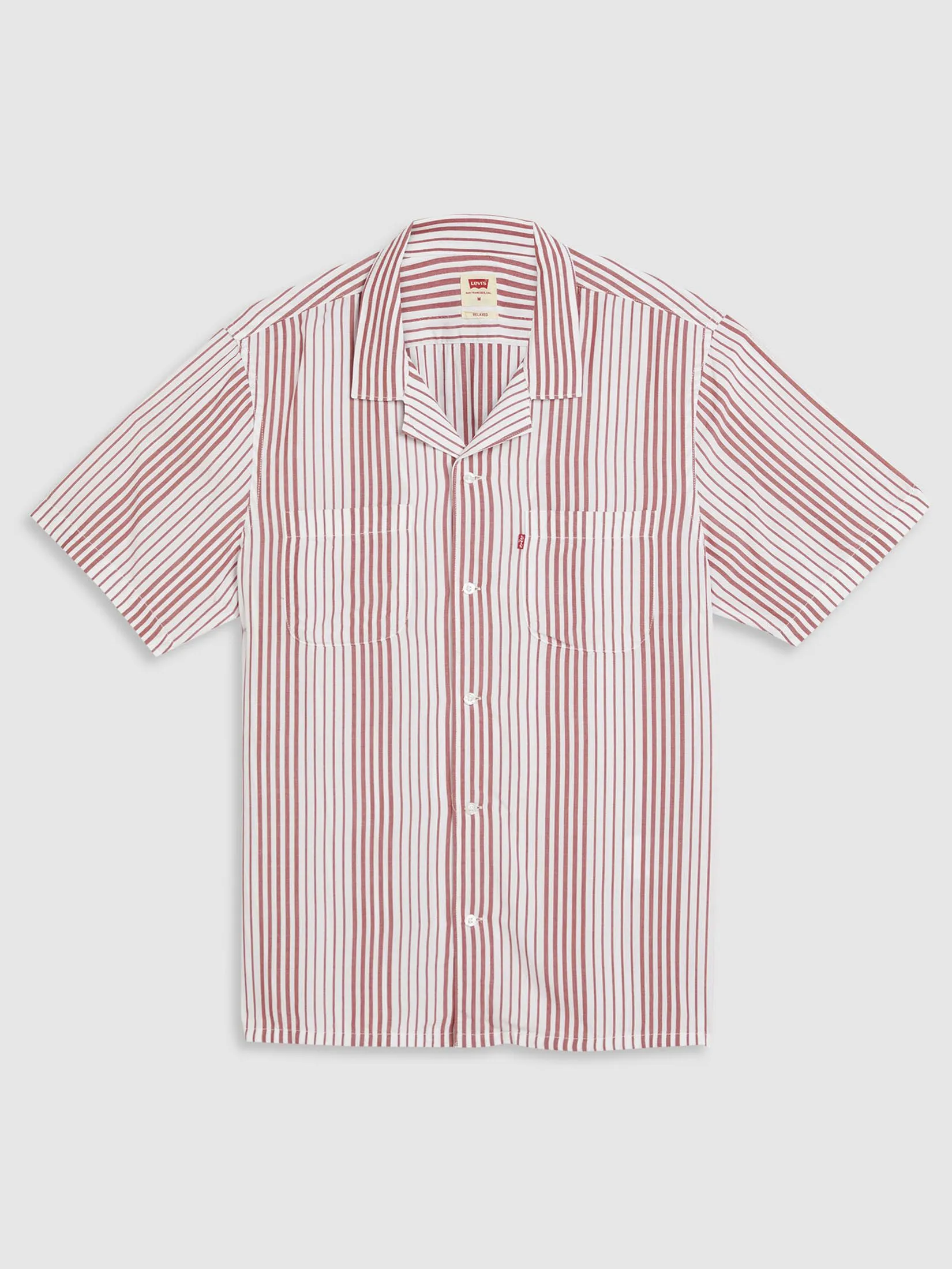 LEVI'S Men's Classic Camp Shirt Red
