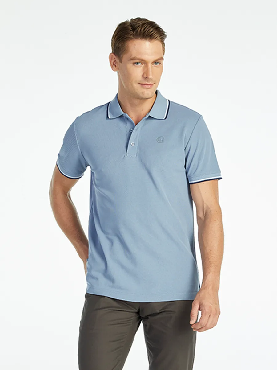 ELLE HOMME MEN POLO SHIRT W8K903DB - BLUE ELLE HOMME MEN POLO SHIRT W8K903DB - BLUE