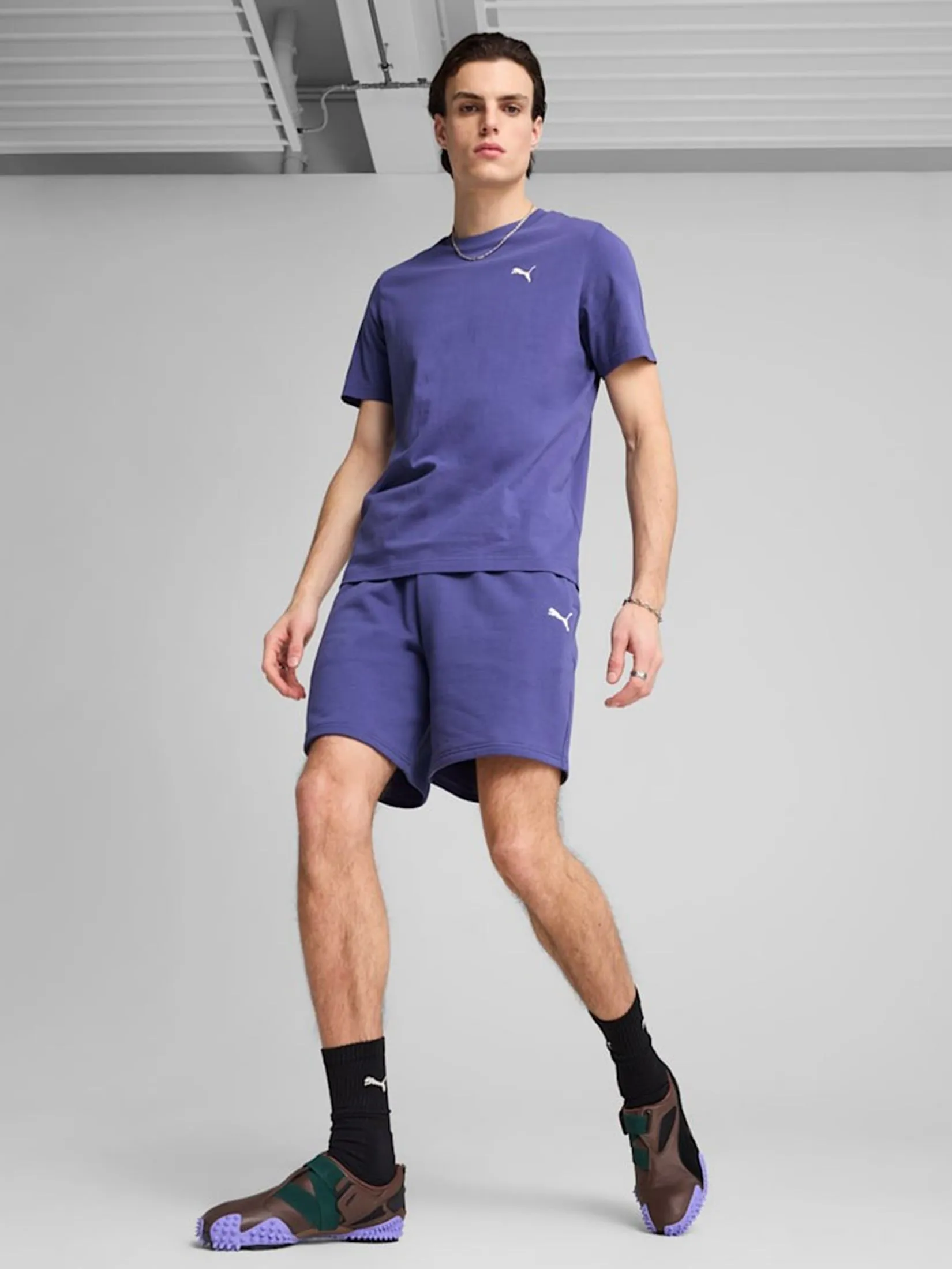PUMA Men Tee Wardrobe Essentials Blue Crystal PUMA Men Tee Wardrobe Essentials Blue Crystal