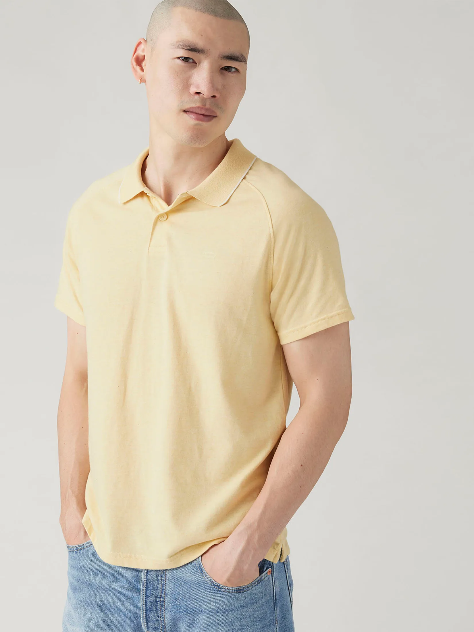 LEVI'S Men s Shoreline Tech Polo Neutral LEVI'S Men s Shoreline Tech Polo Neutral