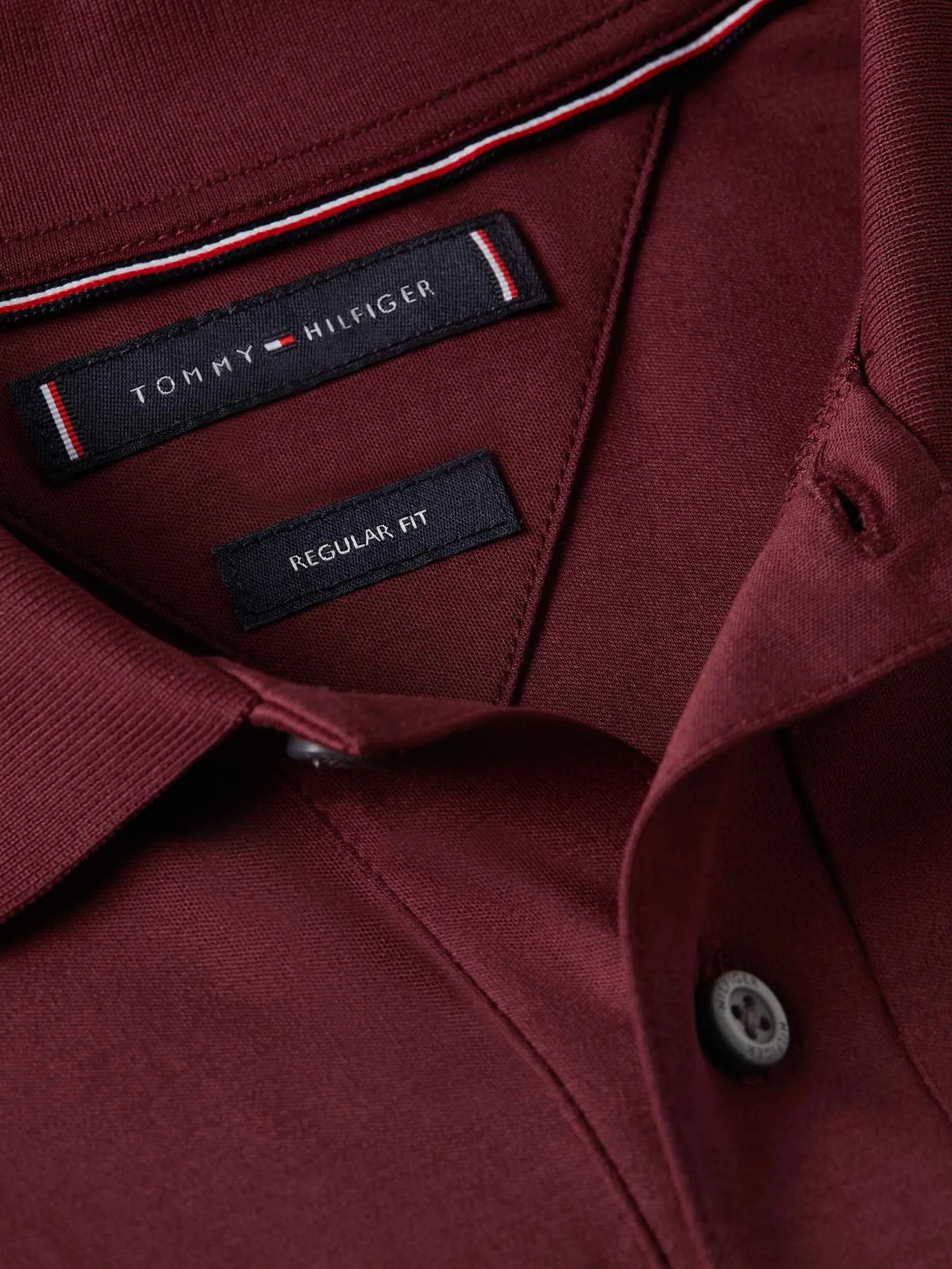 TOMMY HILFIGER Men POLO RED Regular TOMMY HILFIGER Men POLO RED Regular