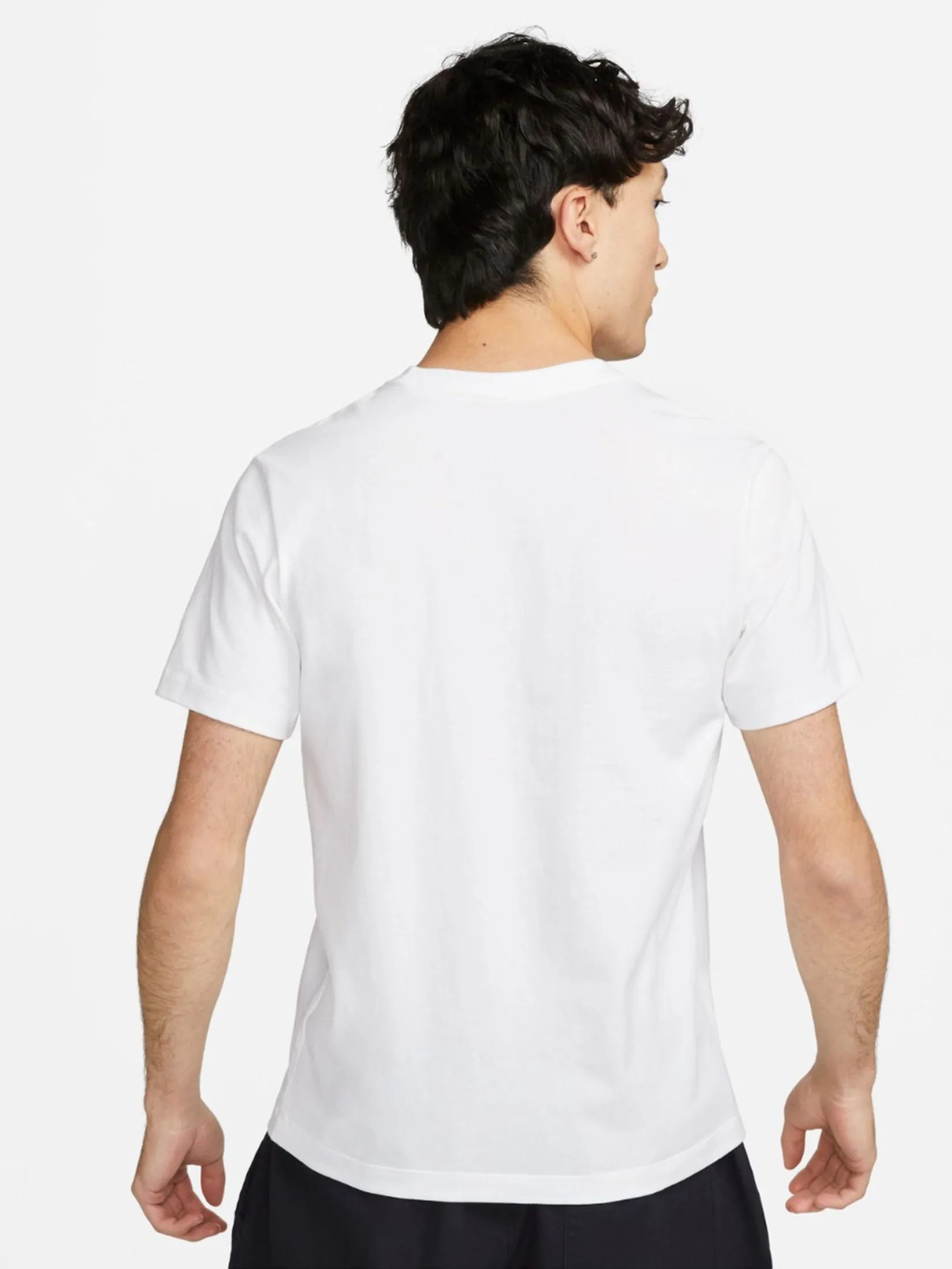 NIKE Men T-Shirt Sportswear JDI White/Black NIKE Men T-Shirt Sportswear JDI White/Black
