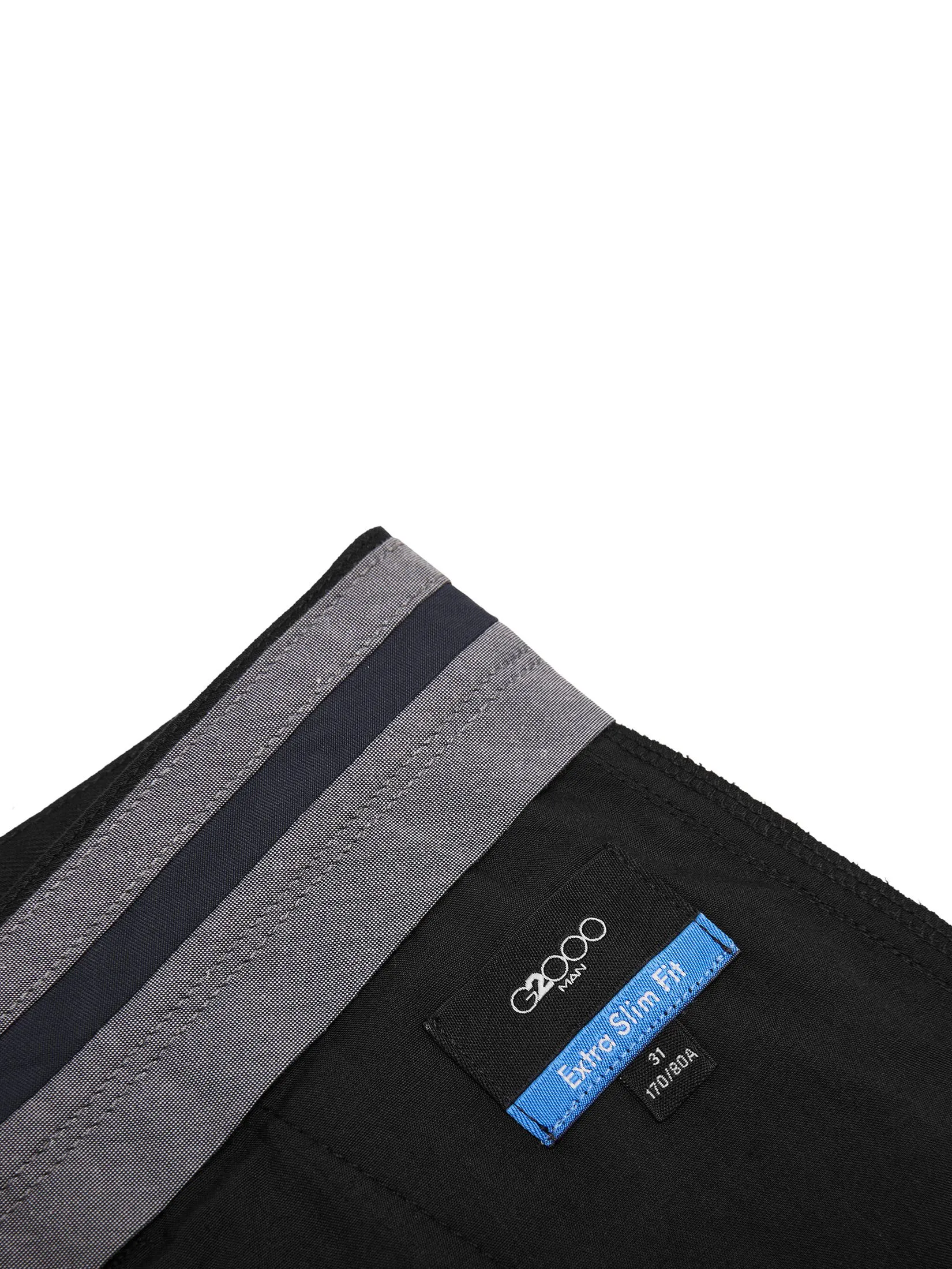G2000 Men Clothing Soft Cotton Rich Stretch Twill Casual Pants  Extra Slim Fit - Black G2000 Men Clothing Soft Cotton Rich Stretch Twill Casual Pants  Extra Slim Fit - Black