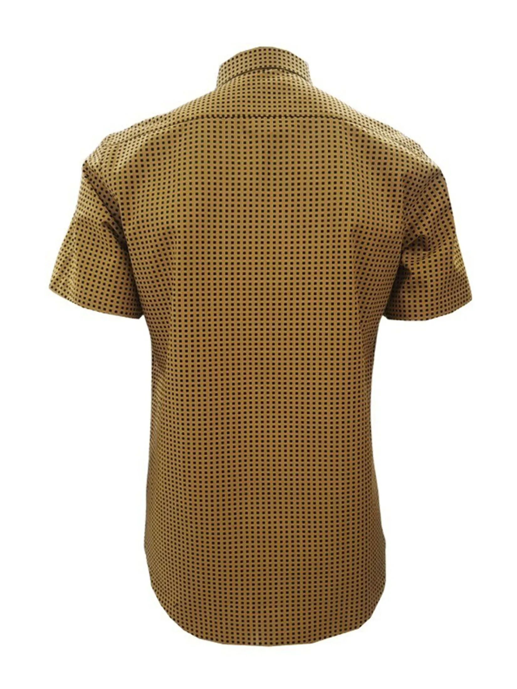 GUY LAROCHE MENWEAR Men's Shirt short sleeves BAC9200S4BR - Brown GUY LAROCHE MENWEAR Men's Shirt short sleeves BAC9200S4BR - Brown