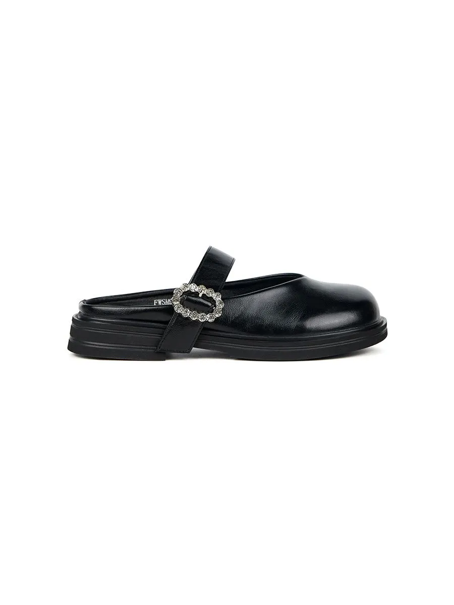 SHU WOMEN  MARY JANE DIAMOND BELTS - BLACK SHU WOMEN  MARY JANE DIAMOND BELTS - BLACK