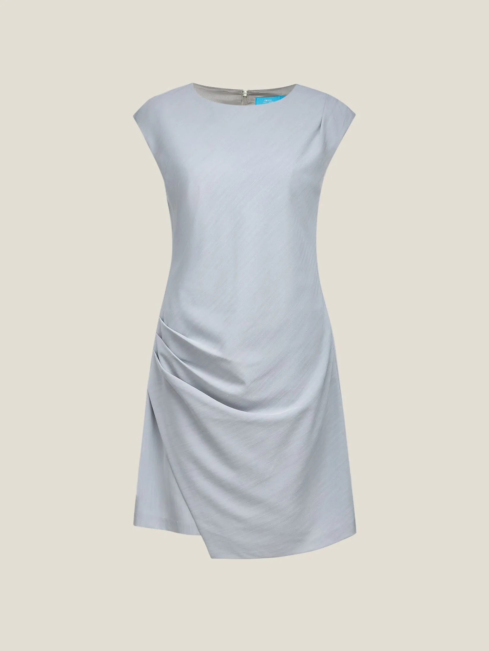 G2000 Women Clothing Anti Uv Asymmetrical Hem Dress  A-Shape - Grey G2000 Women Clothing Anti Uv Asymmetrical Hem Dress  A-Shape - Grey