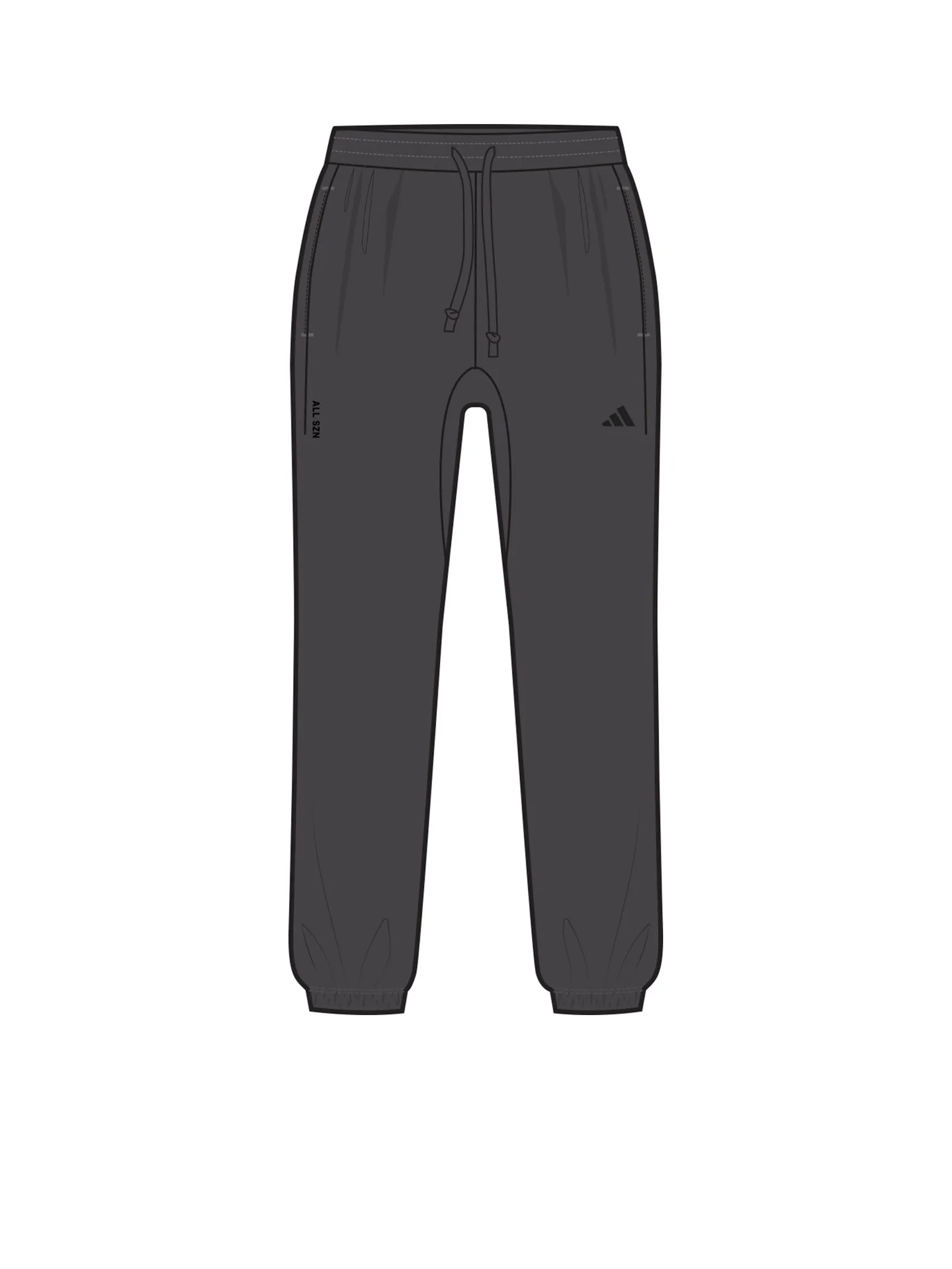 ADIDAS Men Sweat Joggers adidas x Rise JG0992 Black / Utility Black ADIDAS Men Sweat Joggers adidas x Rise JG0992 Black / Utility Black