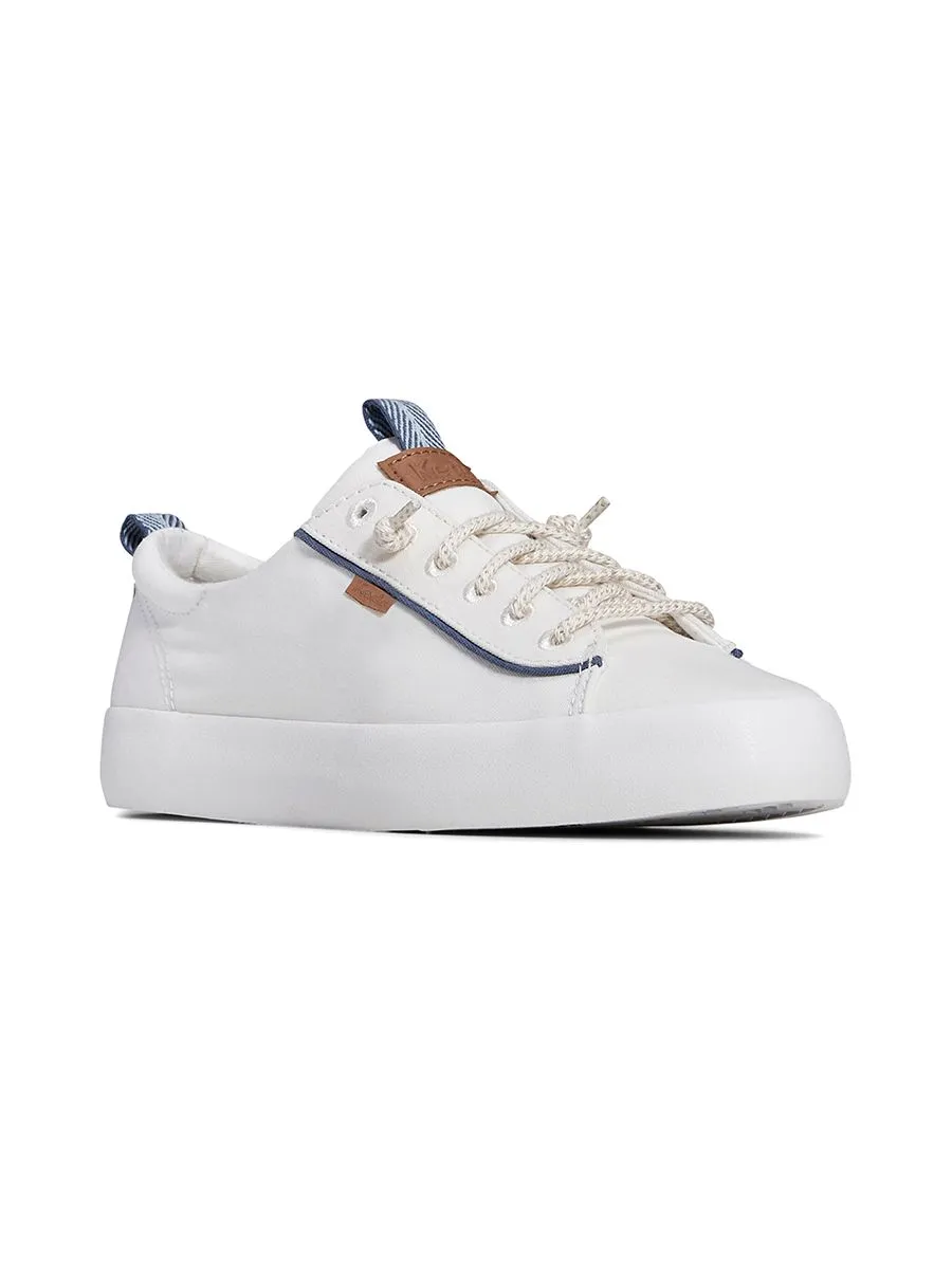 KEDS Women Kickback Canvas Nautical White KEDS Women Kickback Canvas Nautical White