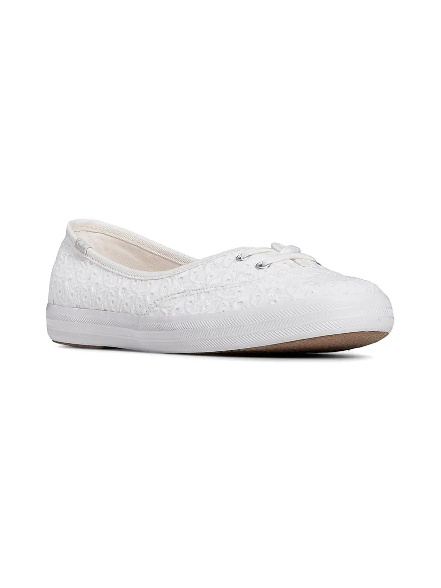 KEDS Women The Mini Eyelet White KEDS Women The Mini Eyelet White