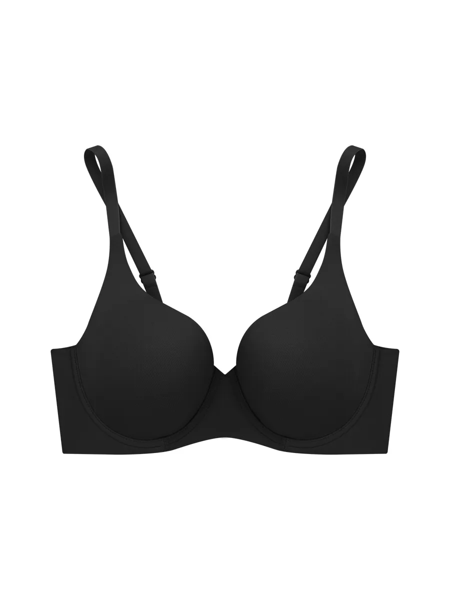 SABINA WIRE BRA SEAMLESS FIT PERFECT BRA COLLECTION - BLACK SABINA WIRE BRA SEAMLESS FIT PERFECT BRA COLLECTION - BLACK