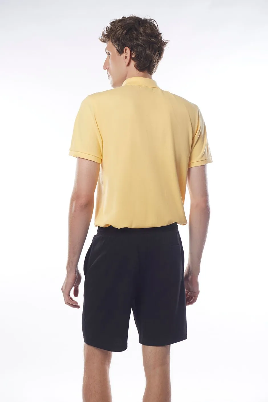 ESP Frenchie Polo Shirt Men Mid Yellow ESP Frenchie Polo Shirt Men Mid Yellow