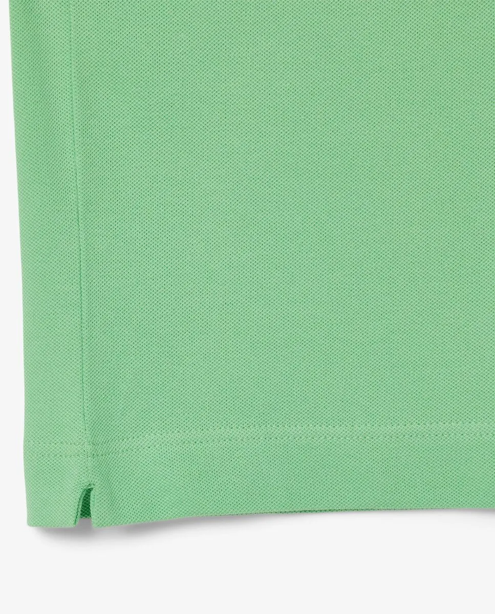 LACOSTE Regular Fit Paris Stretch Piqu  Polo Shirt Green LACOSTE Regular Fit Paris Stretch Piqu  Polo Shirt Green