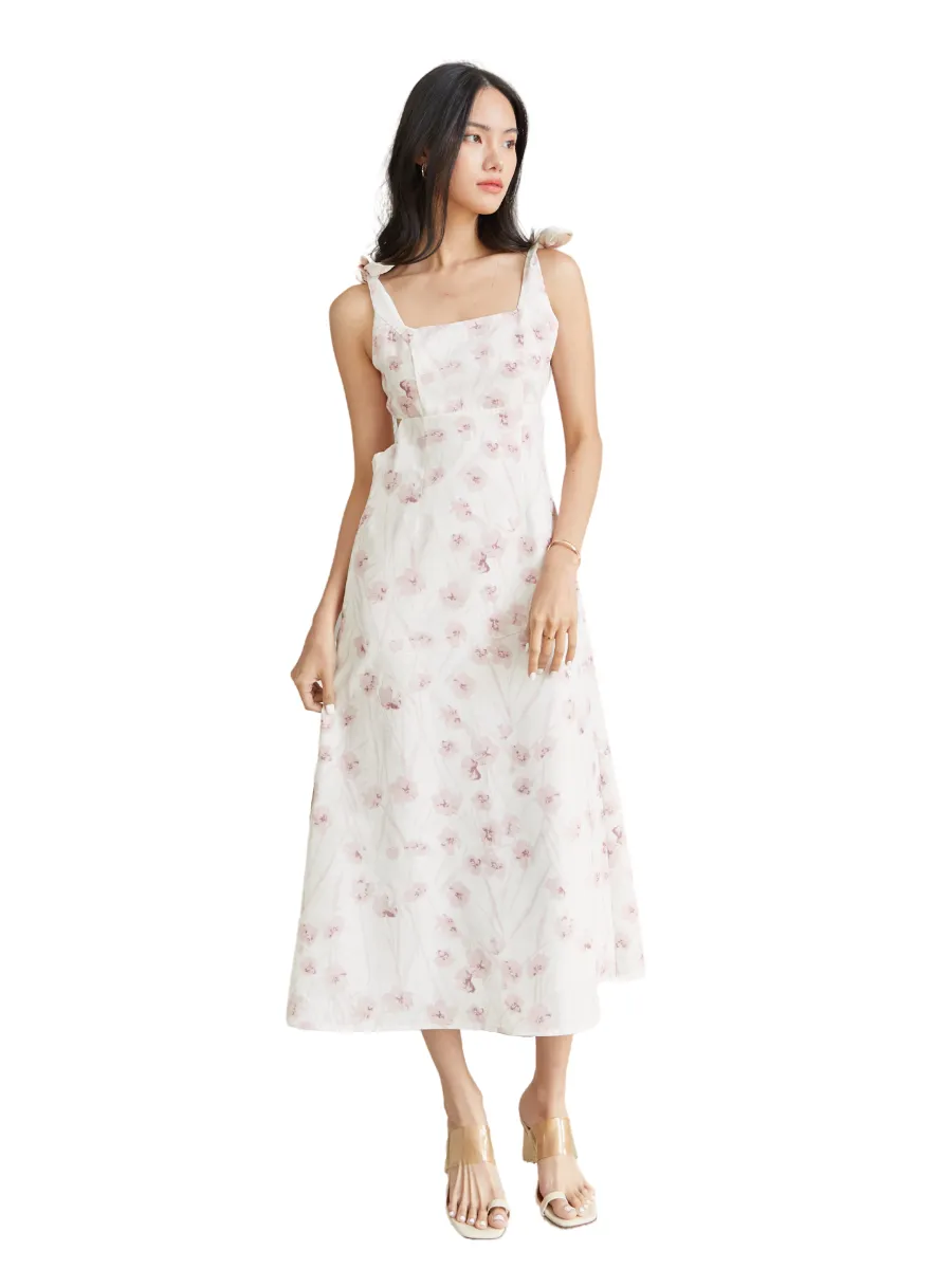 ROSE THE LABEL Pink Luna printed dress ROSE THE LABEL Pink Luna printed dress