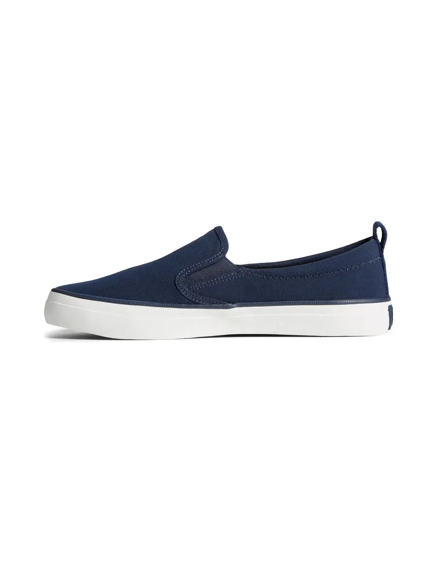 SPERRY WOMEN CREST TWIN GORE SEACYCLED CANVAS BLUE SPERRY WOMEN CREST TWIN GORE SEACYCLED CANVAS BLUE
