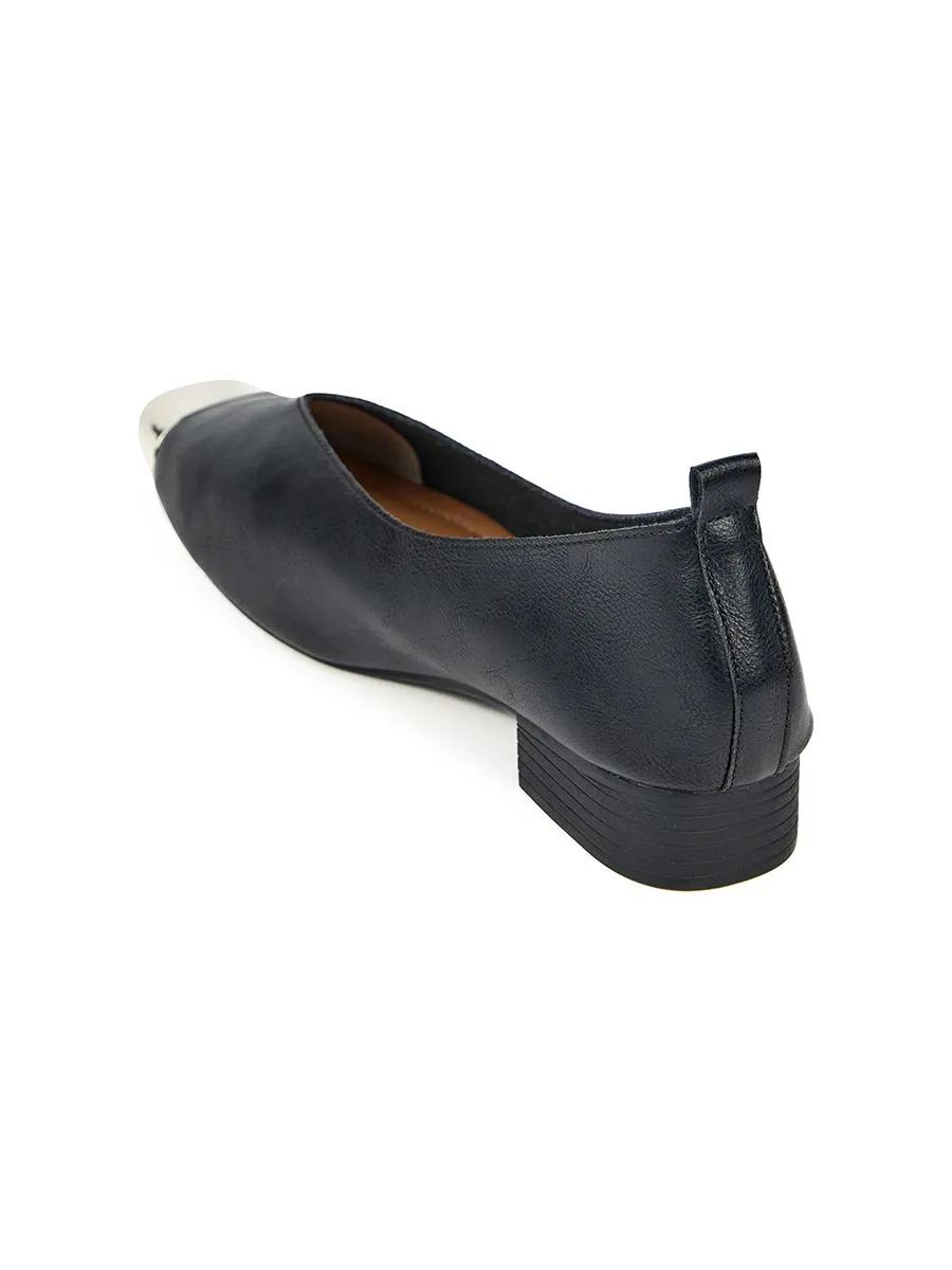 SHU WOMEN  2" V-CUT METAL TOE - BLACK SHU WOMEN  2" V-CUT METAL TOE - BLACK