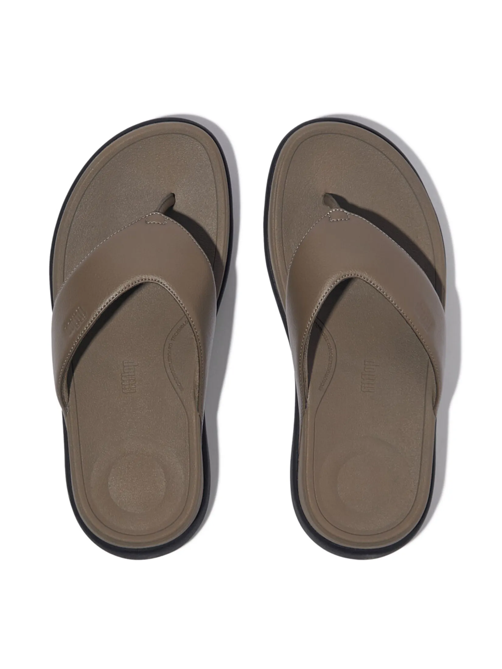 FitFlop™ MEN'S F-MODE GO TOE-POST SANDALS BROWN FitFlop™ MEN'S F-MODE GO TOE-POST SANDALS BROWN