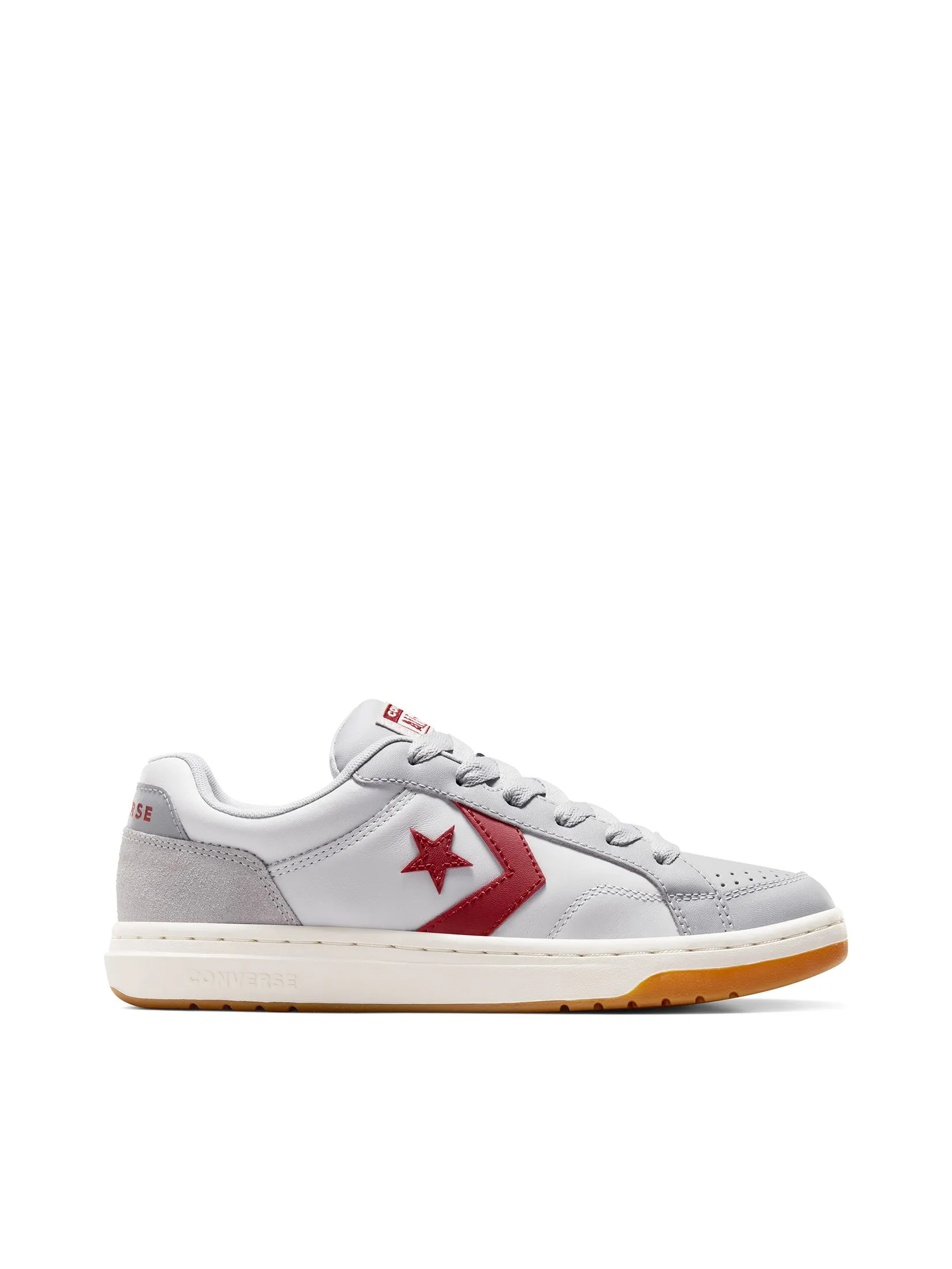 CONVERSE Men Sneakers Pro Blaze Classic Archival Athletics Ox Grey/Red CONVERSE Men Sneakers Pro Blaze Classic Archival Athletics Ox Grey/Red