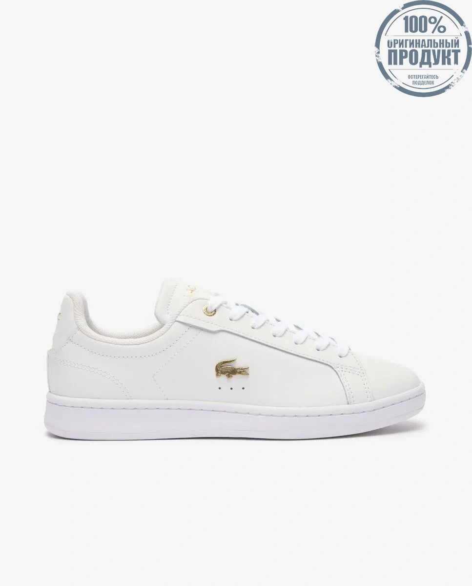 LACOSTE Women’s Carnaby Pro Leather Trainers White LACOSTE Women’s Carnaby Pro Leather Trainers White
