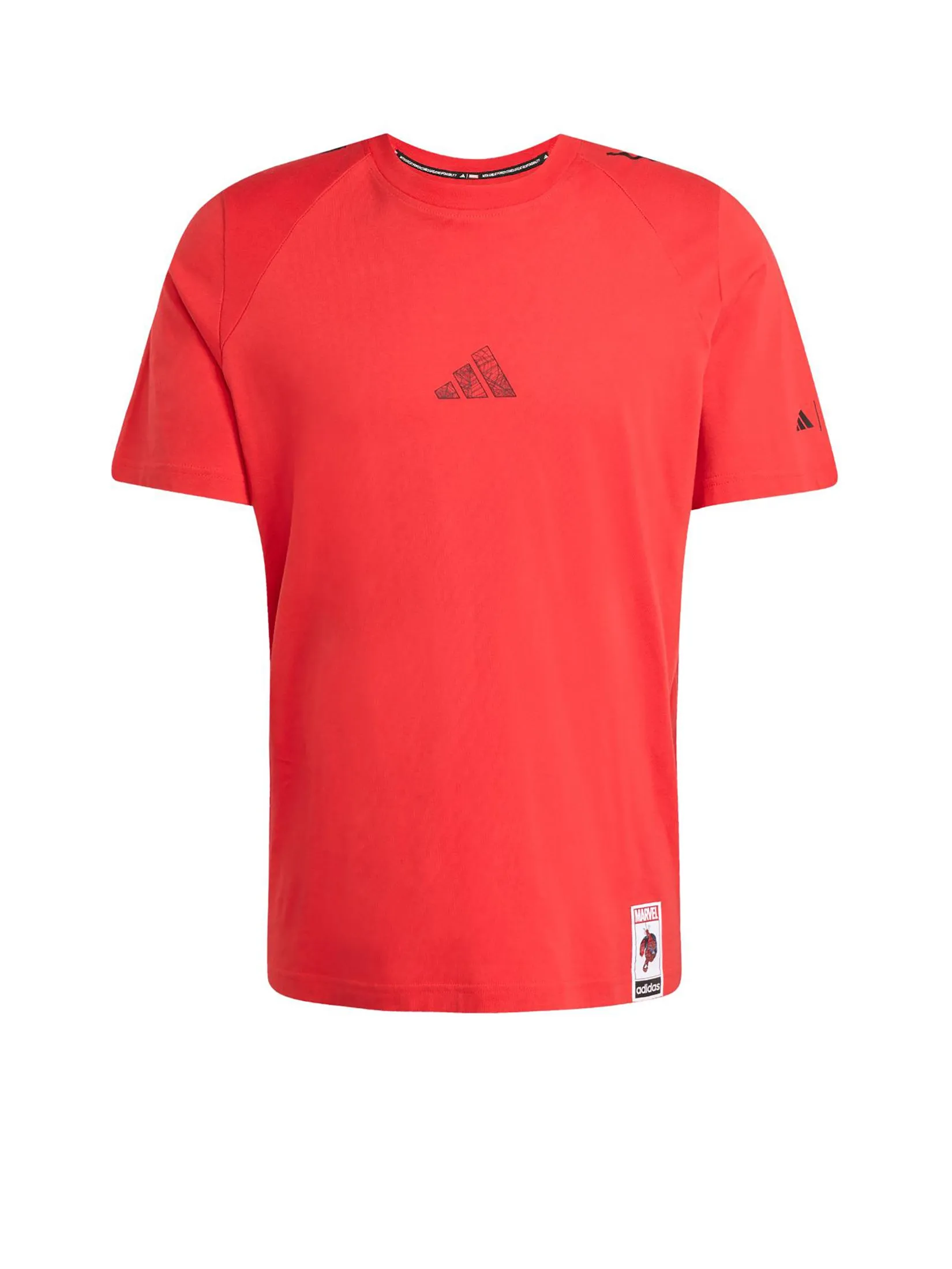 ADIDAS Men T-Shirt Adidas Marvel Spider-Man Spider JL7962 Collegiate Red ADIDAS Men T-Shirt Adidas Marvel Spider-Man Spider JL7962 Collegiate Red