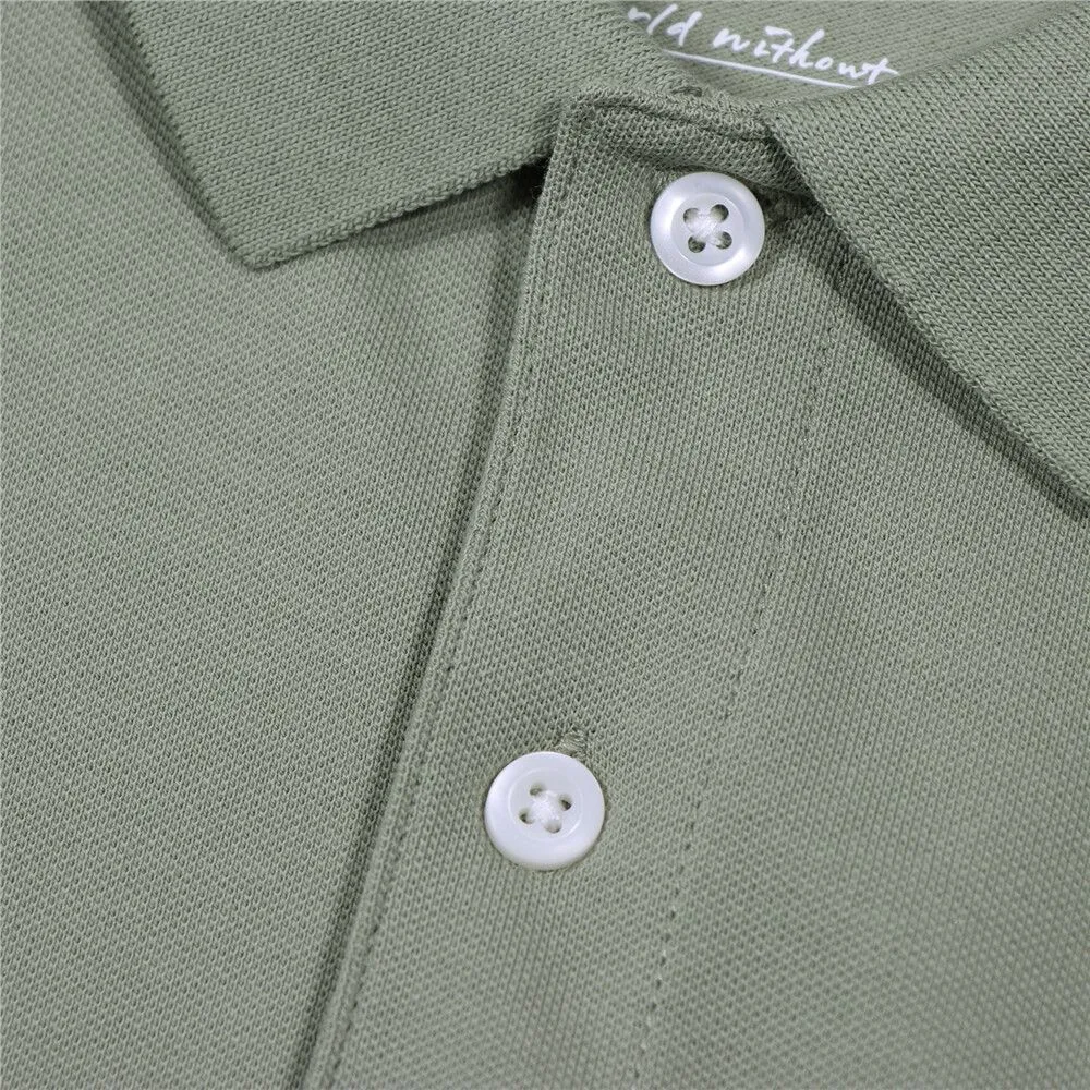 GIORDANO Green Men's 3D Lion Cotton Lycra Pique Polo GIORDANO Green Men's 3D Lion Cotton Lycra Pique Polo