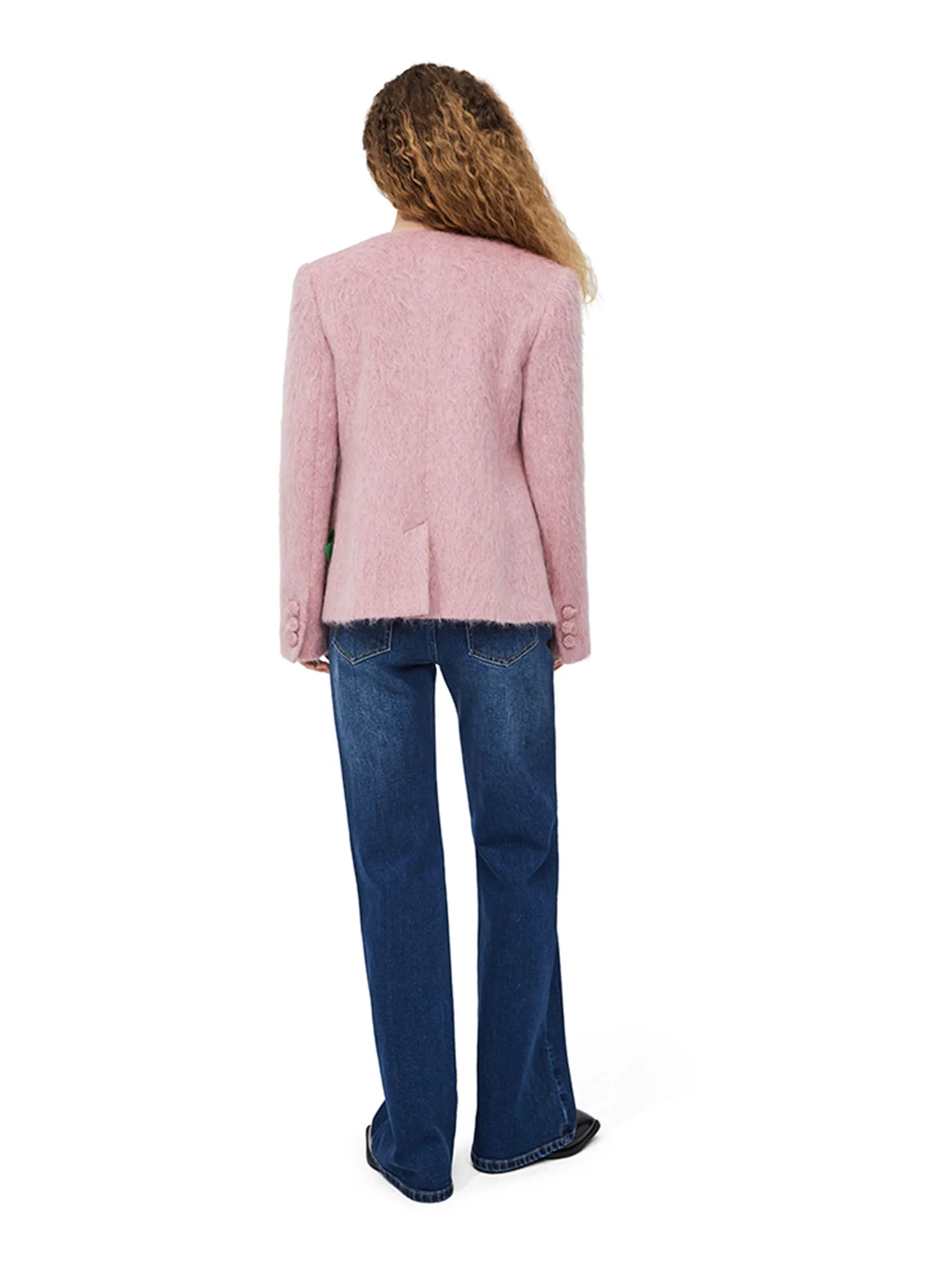 PORTSPURE Women Trousers Wide-Leg Denim Navy PORTSPURE Women Trousers Wide-Leg Denim Navy