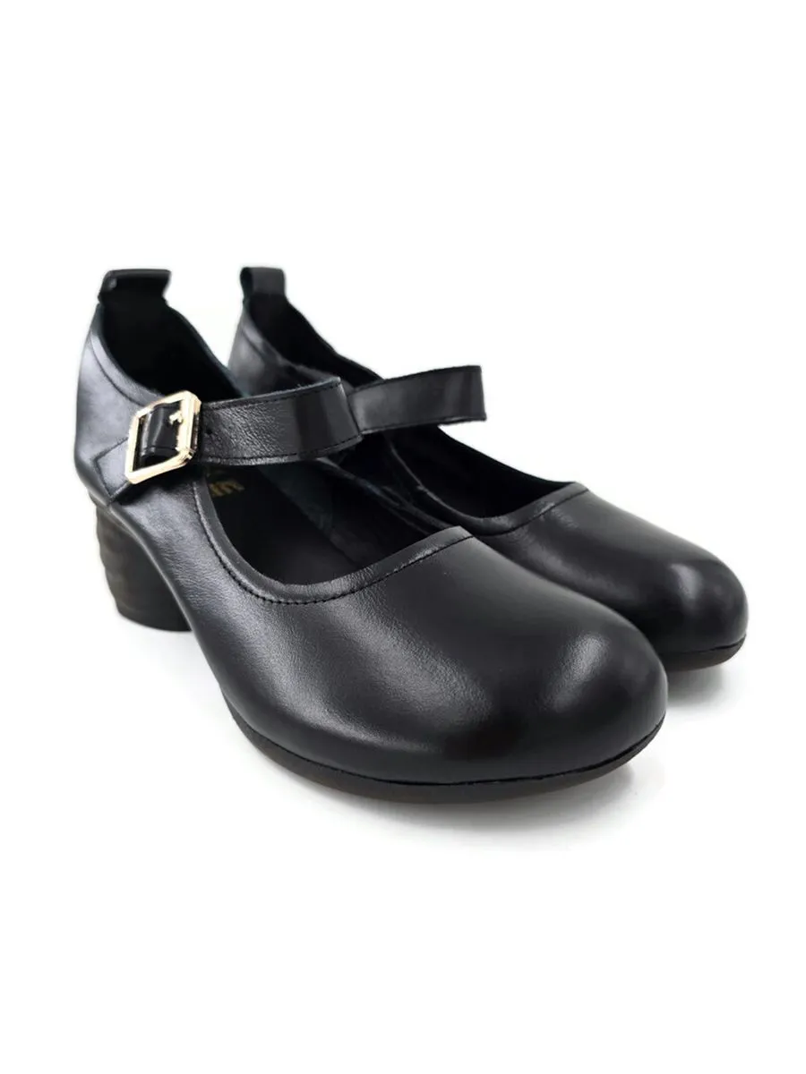 KLIN Woman Rounded Toe Mary Jane Black KLIN Woman Rounded Toe Mary Jane Black