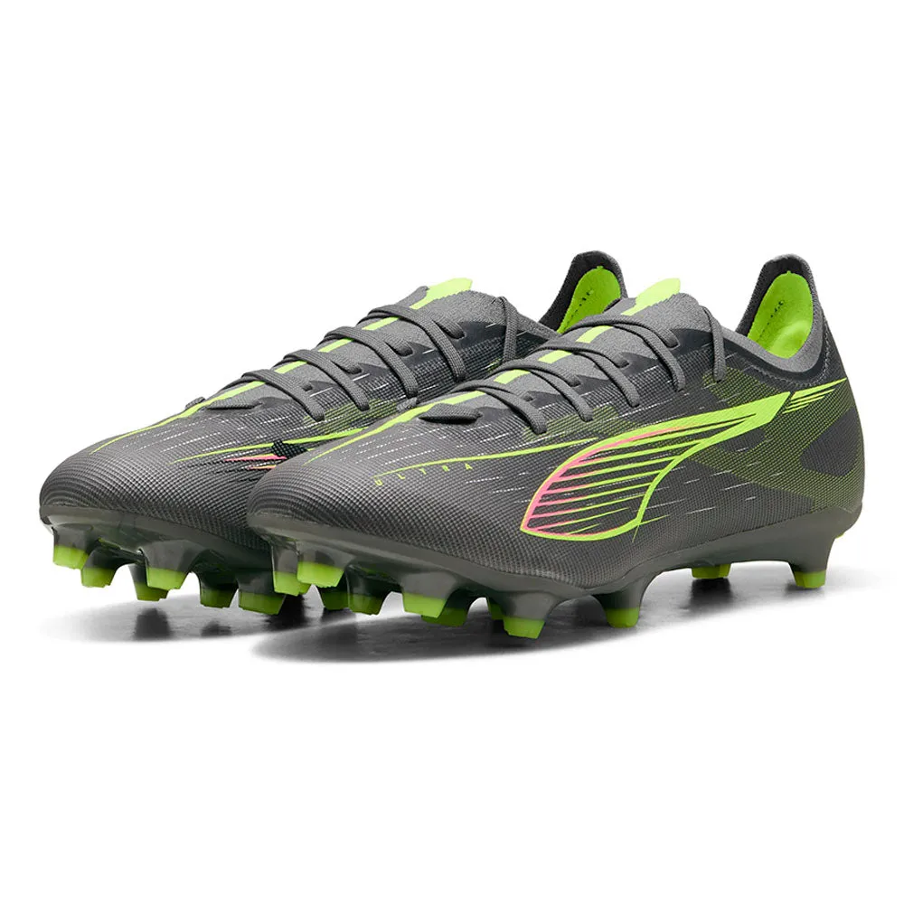 PUMA Men Football Shoes Ultra 5 Match FG/AG Audacity Pack Grey - PU097SH772EJTH PUMA Men Football Shoes Ultra 5 Match FG/AG Audacity Pack Grey - PU097SH772EJTH