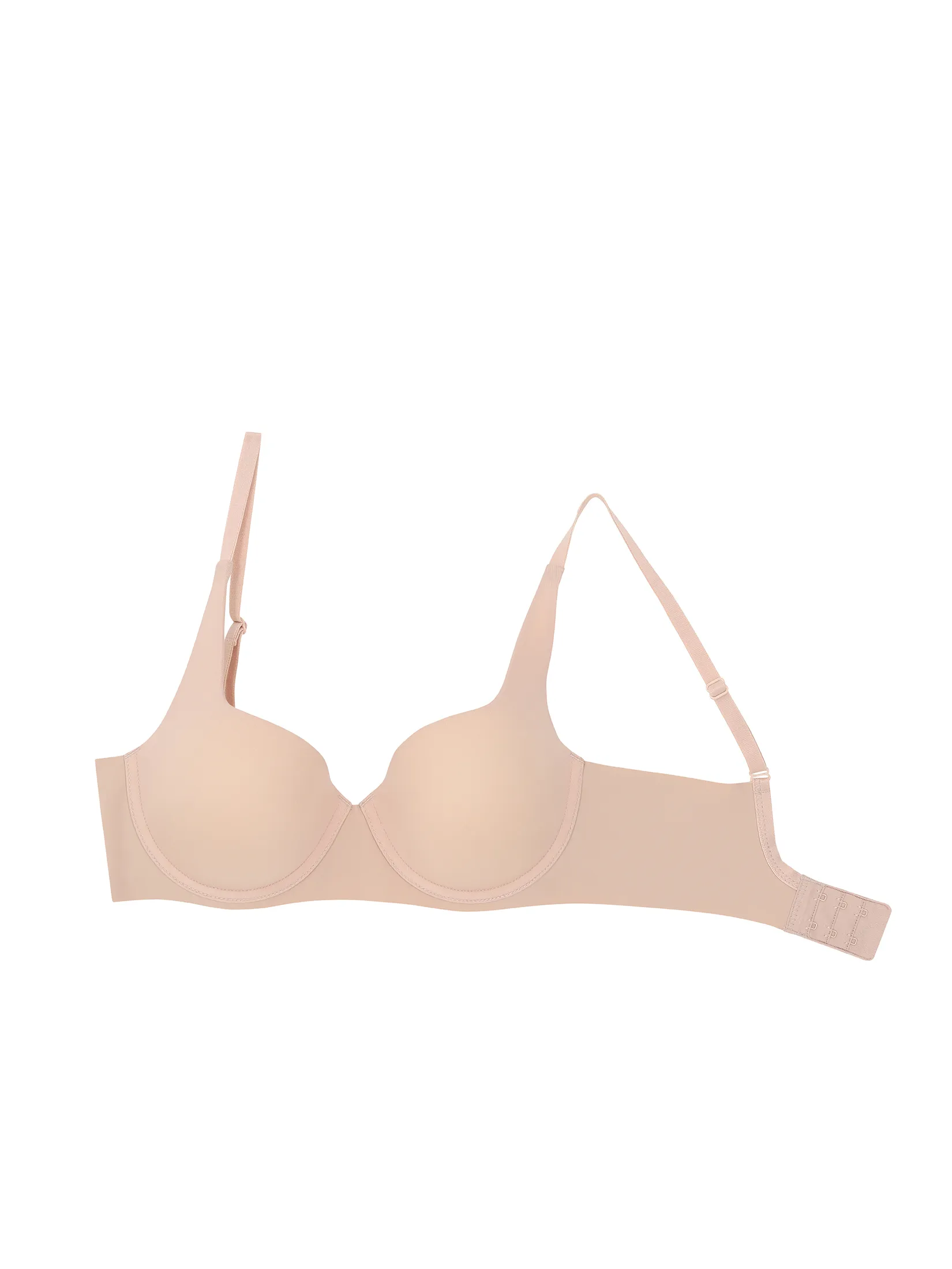 WACOAL Women Smooth Bra underwire thin padded beige WACOAL Women Smooth Bra underwire thin padded beige