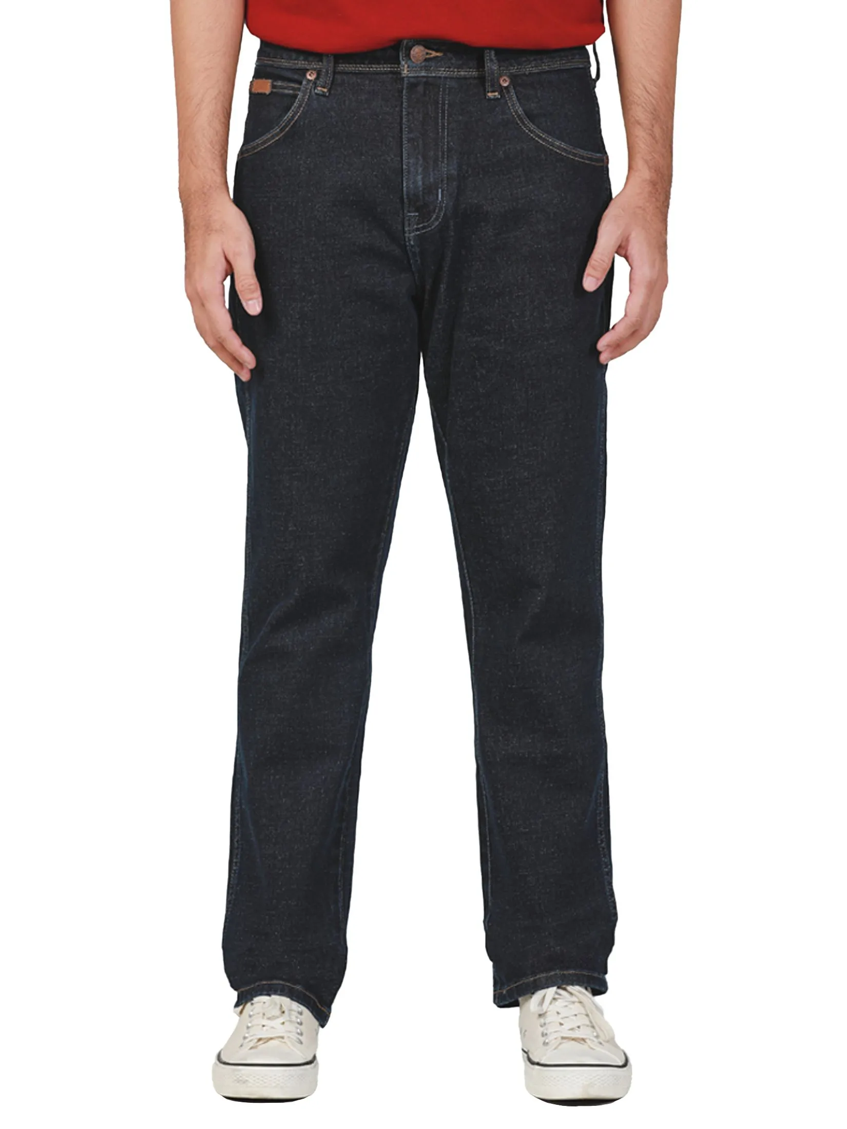 WRANGLER Men's Jeans Mid Texas Slim Fit Dark Indigo WRANGLER Men's Jeans Mid Texas Slim Fit Dark Indigo