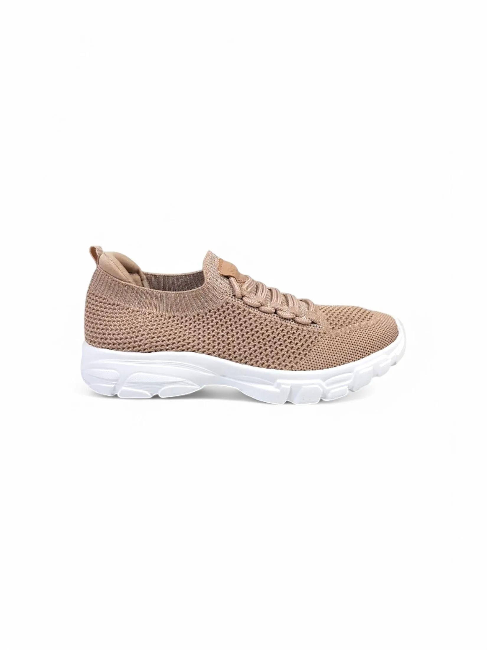 THAMES Women Work shoes Sneakers Height 1 Inch Beige THAMES Women Work shoes Sneakers Height 1 Inch Beige