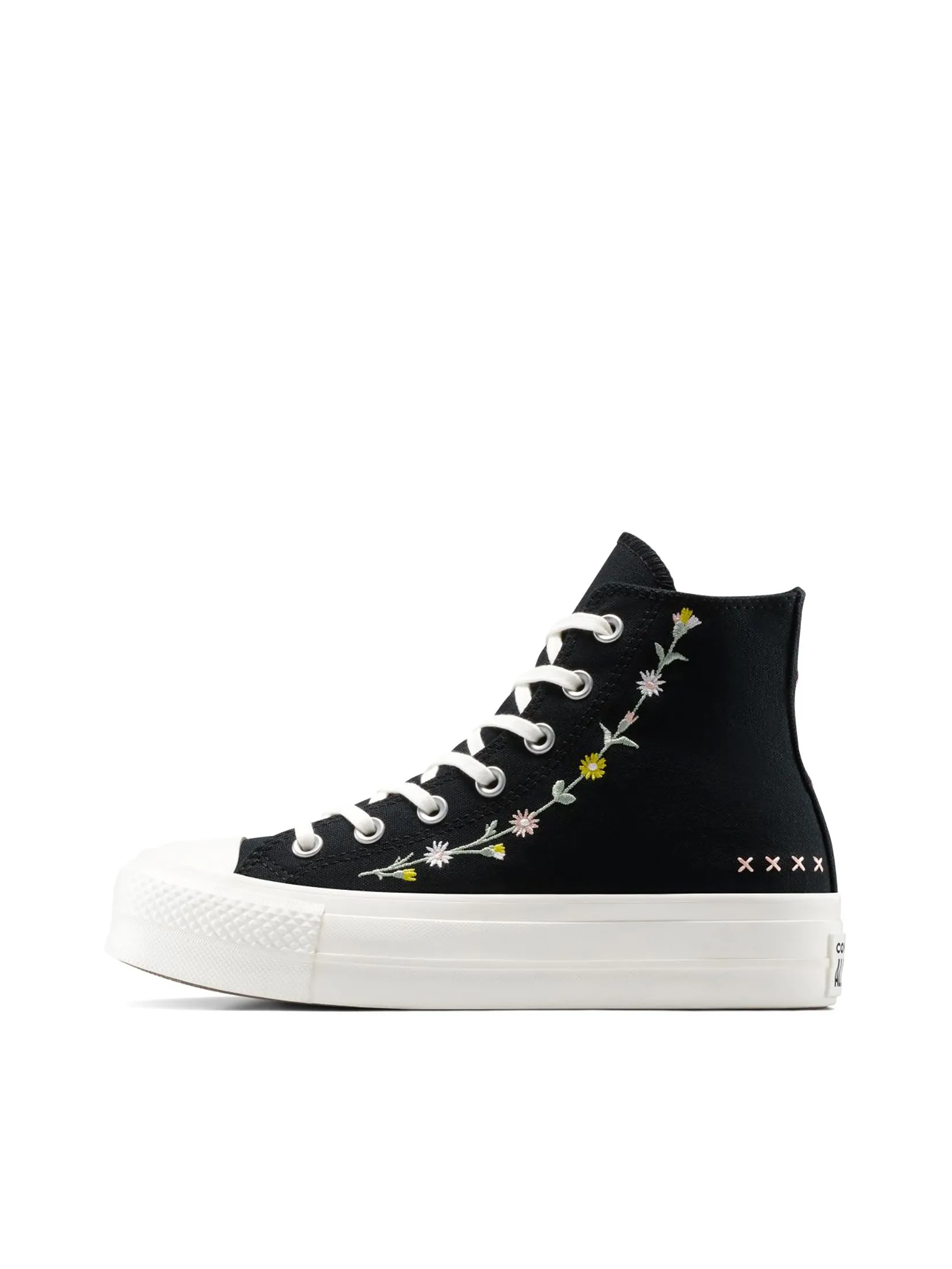 CONVERSE Women Sneakers CTAS Lift Joyful Florals Hi Black CONVERSE Women Sneakers CTAS Lift Joyful Florals Hi Black