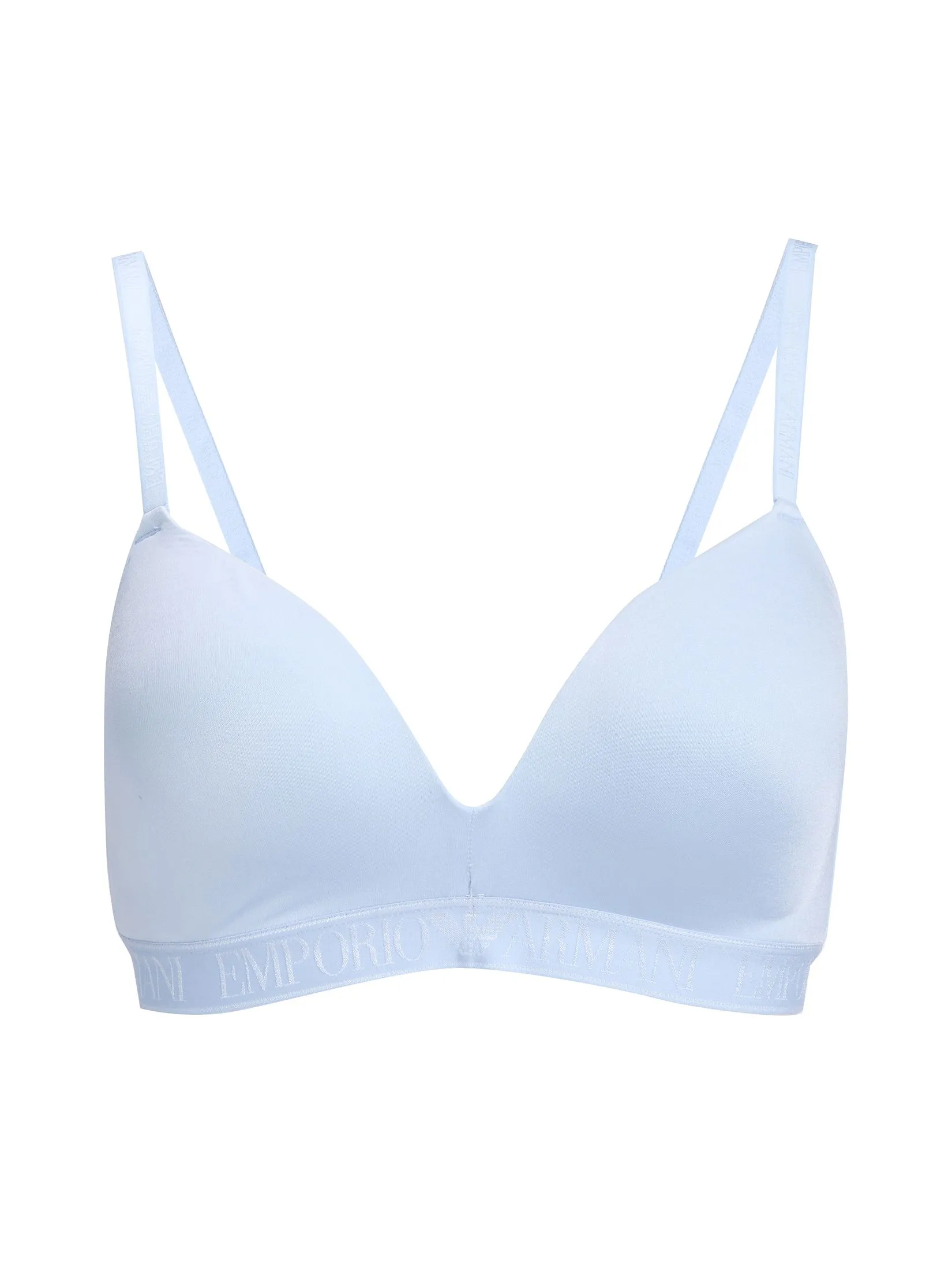 EMPORIO ARMANI Women Bra Padded Triangle SS25 Blue EMPORIO ARMANI Women Bra Padded Triangle SS25 Blue