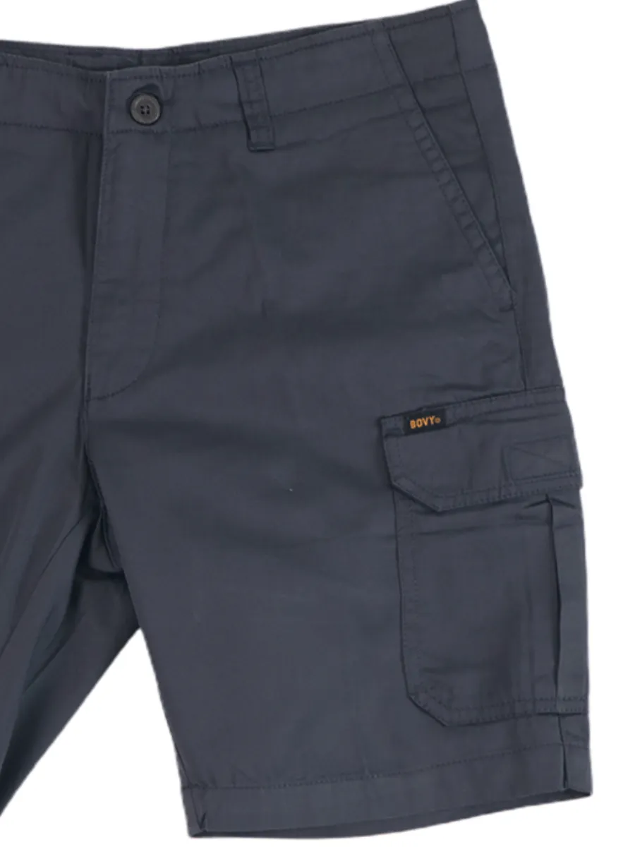 BOVY MEN CARGO SLIM SHORTS GREY BOVY MEN CARGO SLIM SHORTS GREY