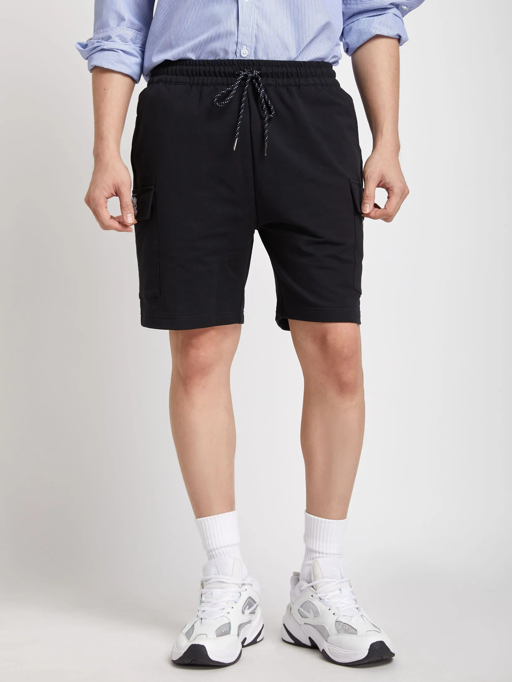 PACIFIC UNION Men Sweatshort Cargo Tom and Jerry Black PACIFIC UNION Men Sweatshort Cargo Tom and Jerry Black