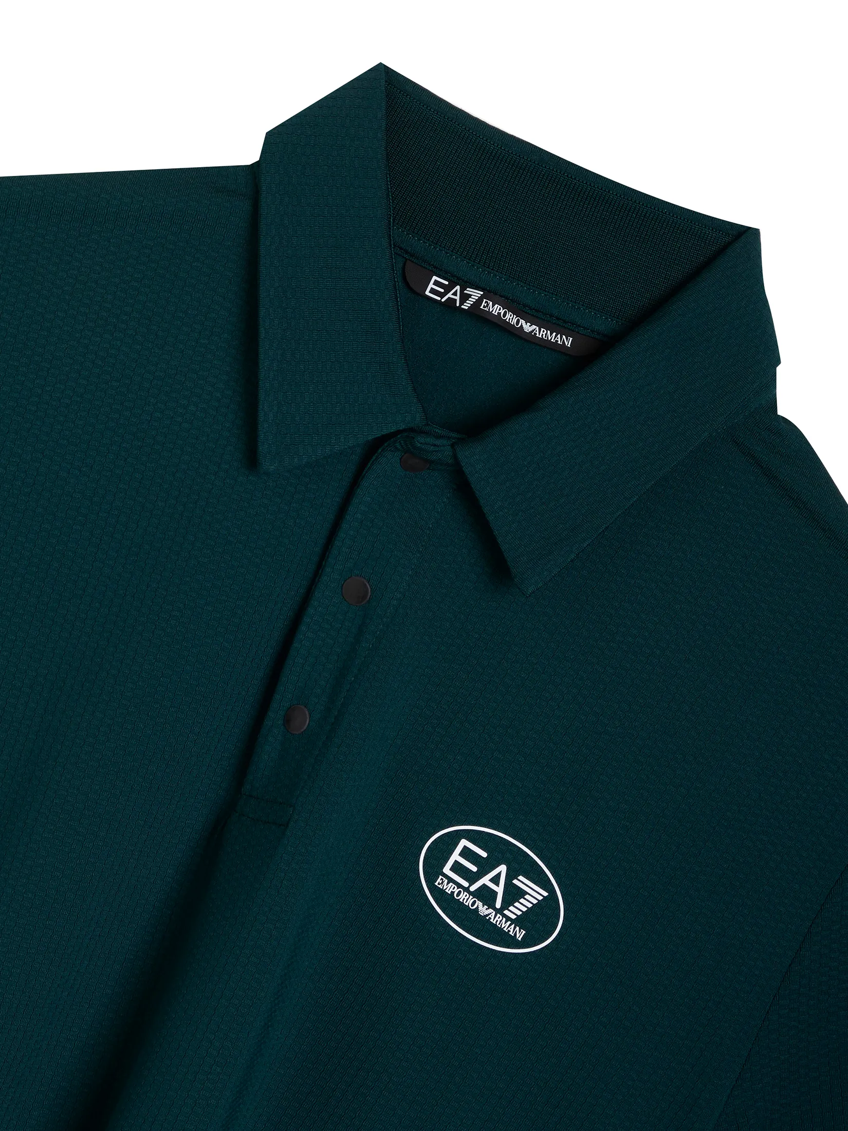 EA7 Men Polo Short Sleeves Chest Logo FW25 UB011 Ponderosa Pine EA7 Men Polo Short Sleeves Chest Logo FW25 UB011 Ponderosa Pine