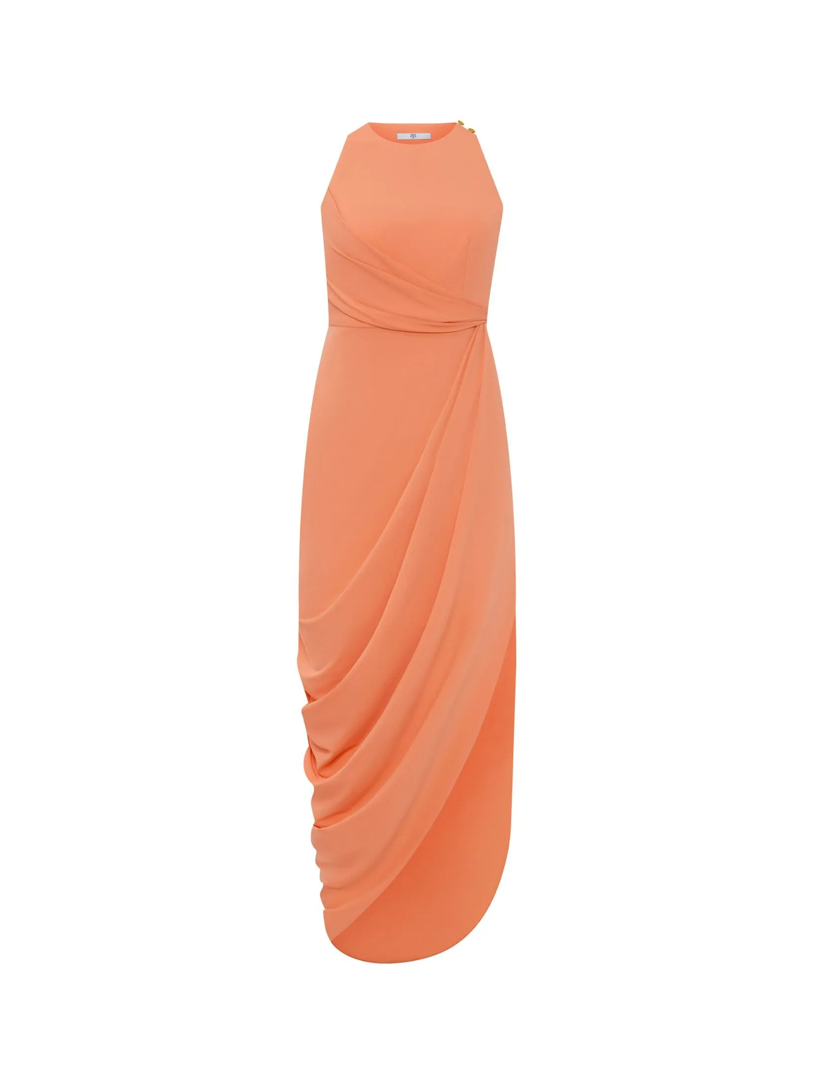 ASV (AW24)Ashly Draped Women Dress Orange ASV (AW24)Ashly Draped Women Dress Orange