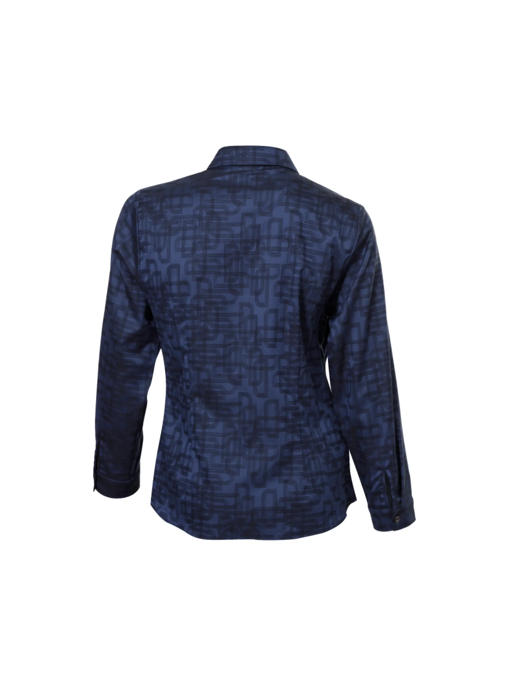 DAKS Women Long Sleeve Shirt Regular Fit Navy DAKS Women Long Sleeve Shirt Regular Fit Navy