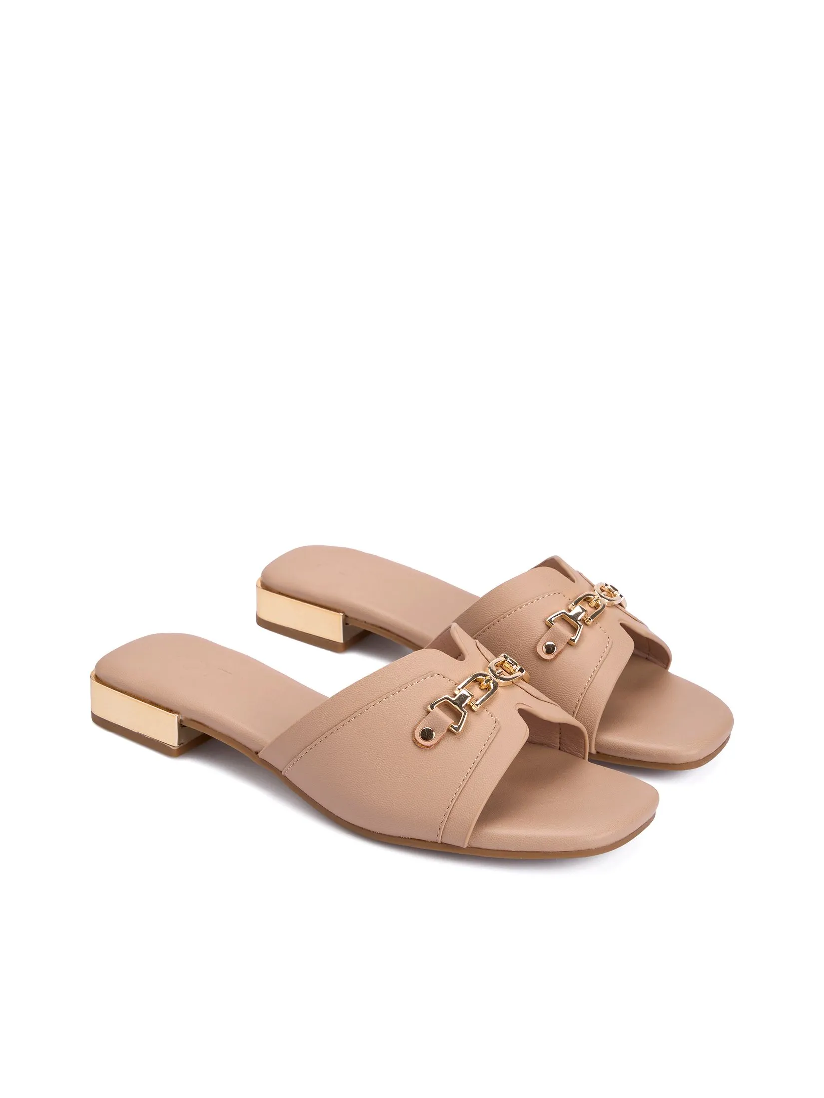 FOF Women Sandals Gold Chain FOF Women Sandals Gold Chain