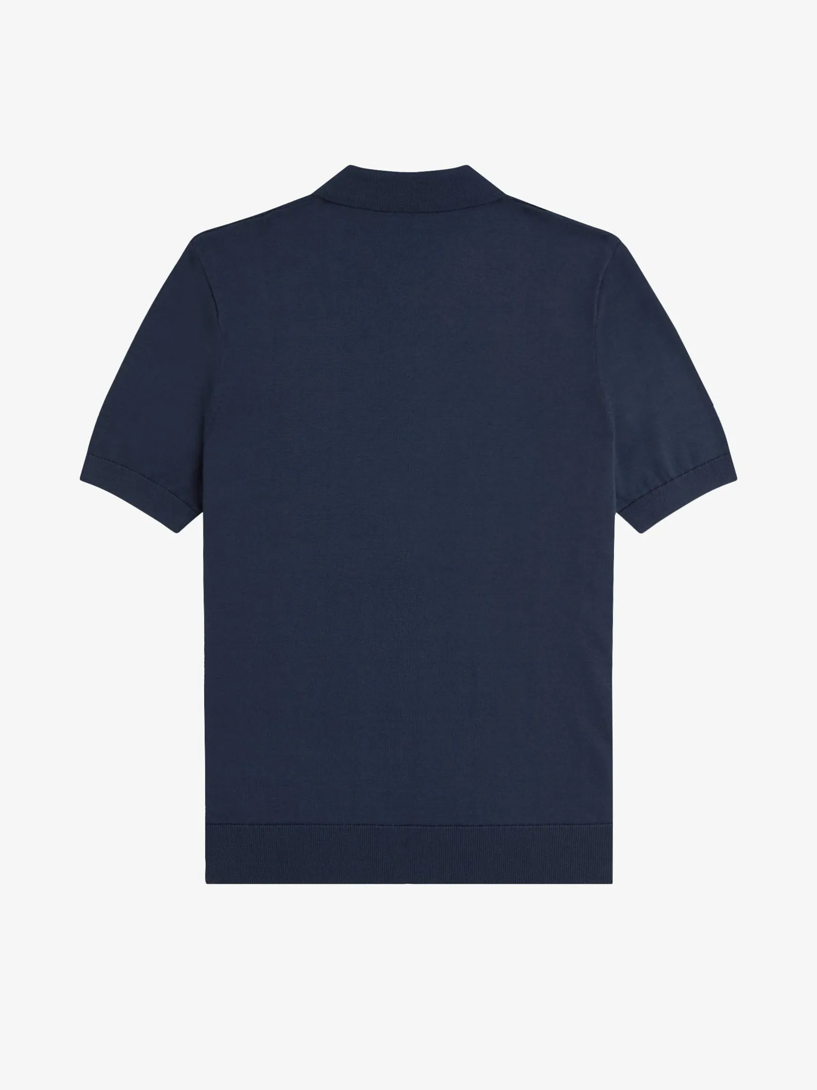 Fred Perry Men TEXTURED CABLE KNIT SHIRT Navy Fred Perry Men TEXTURED CABLE KNIT SHIRT Navy
