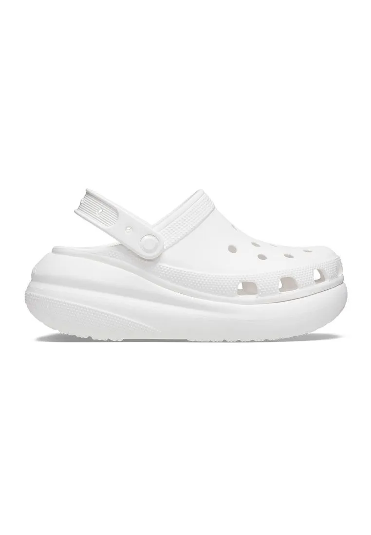 CROCS WHITE CROCS Classic Crush Clog Unisex Casual Shoes CROCS WHITE CROCS Classic Crush Clog Unisex Casual Shoes