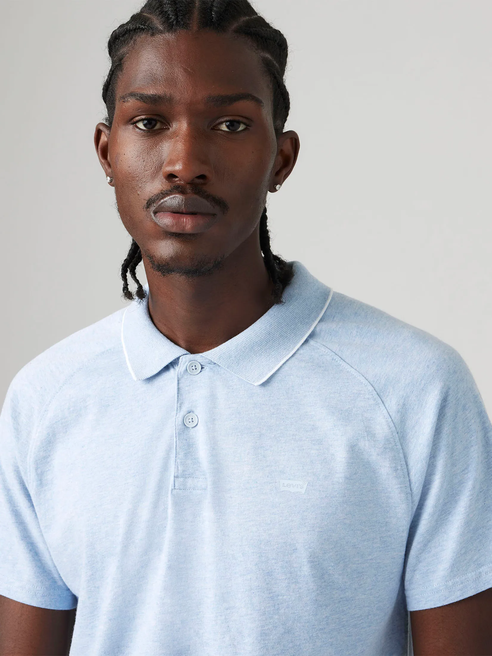 LEVI'S Men s Shoreline Tech Polo Blues LEVI'S Men s Shoreline Tech Polo Blues