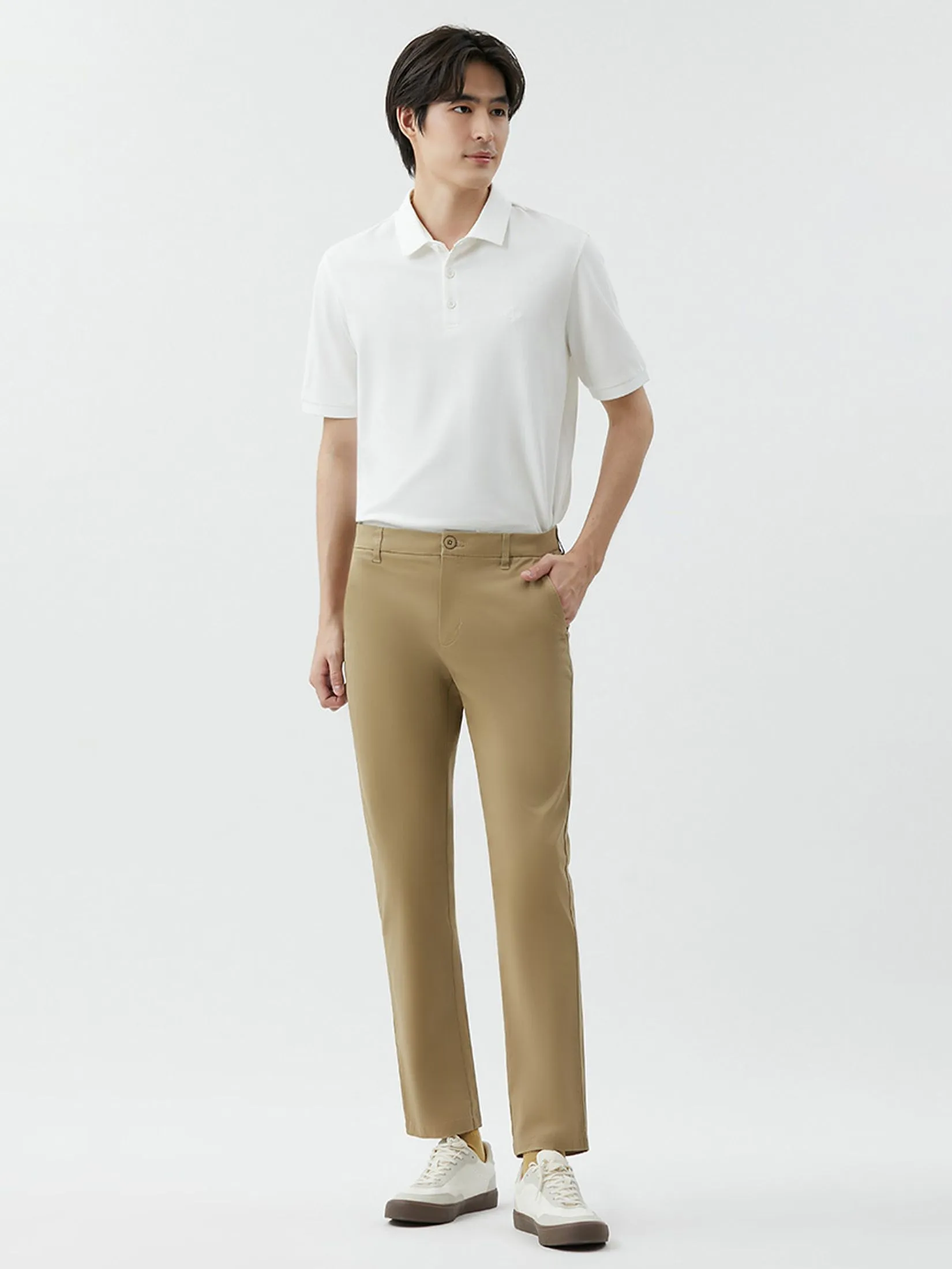 DAPPER DAPPER DP Iconic Polo Shirt White DAPPER DAPPER DP Iconic Polo Shirt White