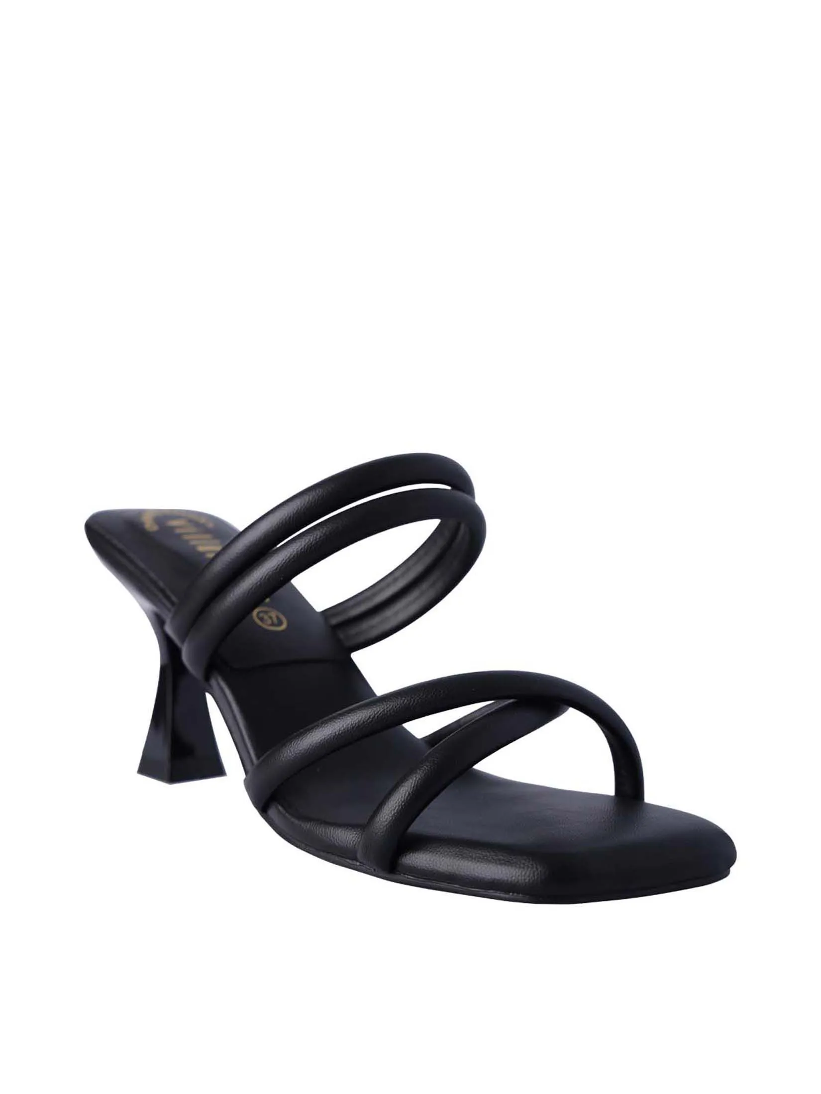 VILLAINS SF LANTANA Women's Comfort Heeled Sandals BLACK VILLAINS SF LANTANA Women's Comfort Heeled Sandals BLACK