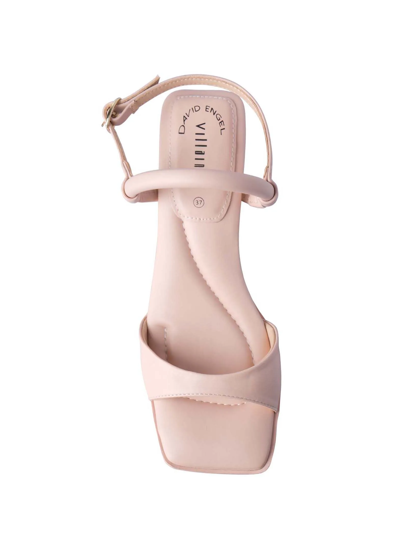 VILLAINS SF RYLEE Women's Comfort Heeled Sandals NUDE VILLAINS SF RYLEE Women's Comfort Heeled Sandals NUDE
