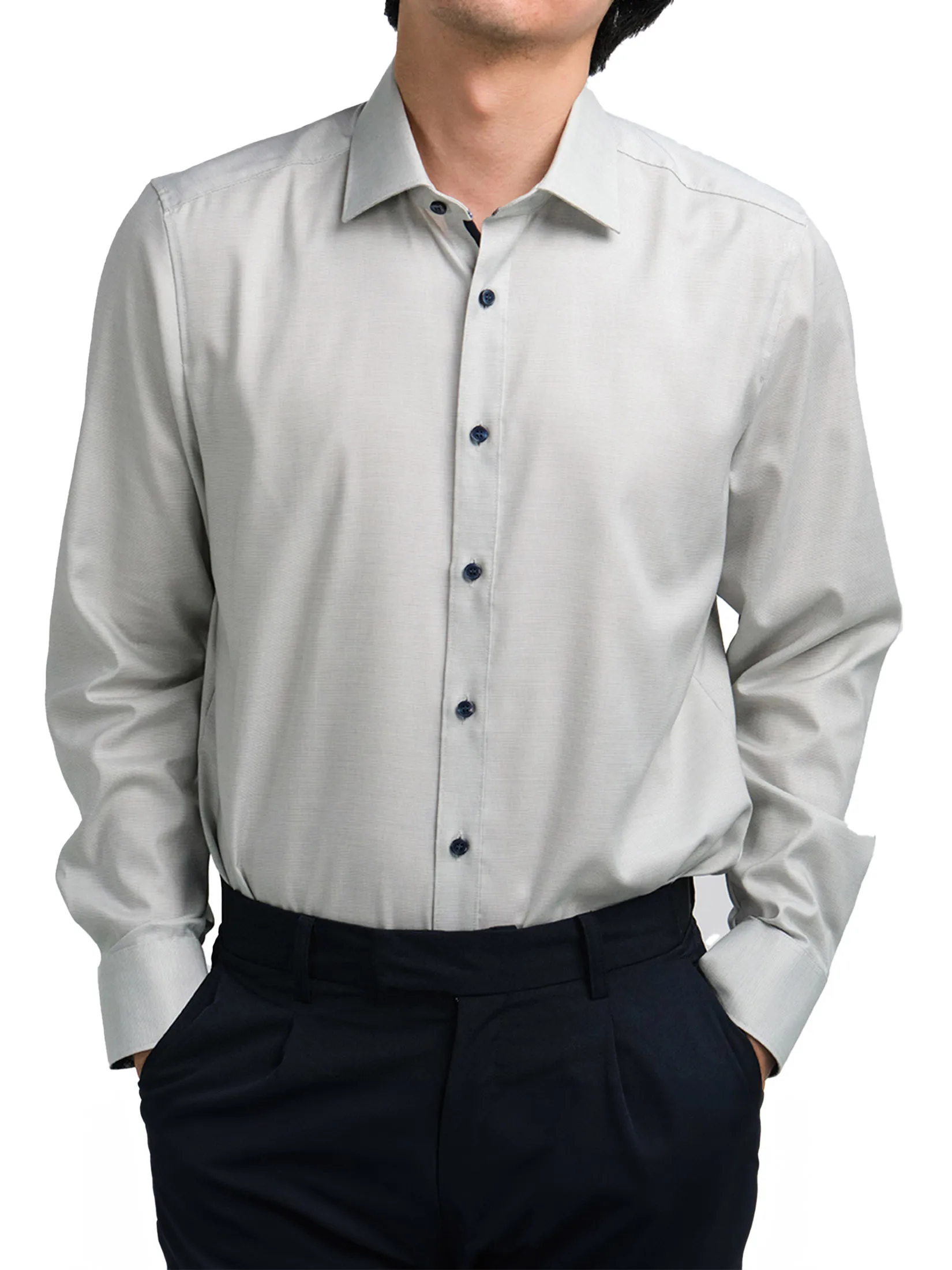 OLYMP MEN SHIRT LONG SLEEVES BUSINESS SHIRT BODY FIT GREY OLYMP MEN SHIRT LONG SLEEVES BUSINESS SHIRT BODY FIT GREY