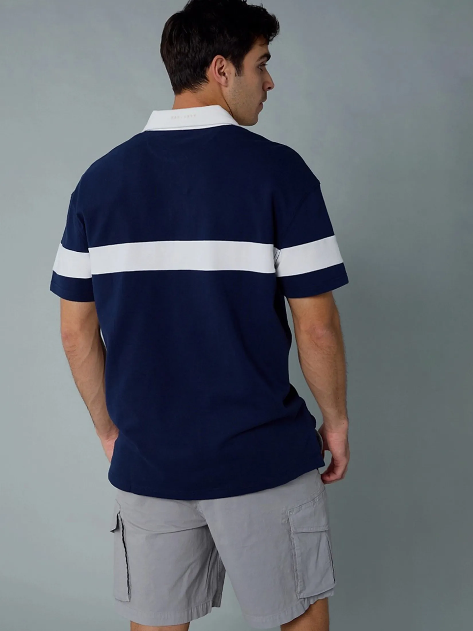 American Eagle MEN 4404 P INTL RUGBY INSERT 410 NVY American Eagle MEN 4404 P INTL RUGBY INSERT 410 NVY