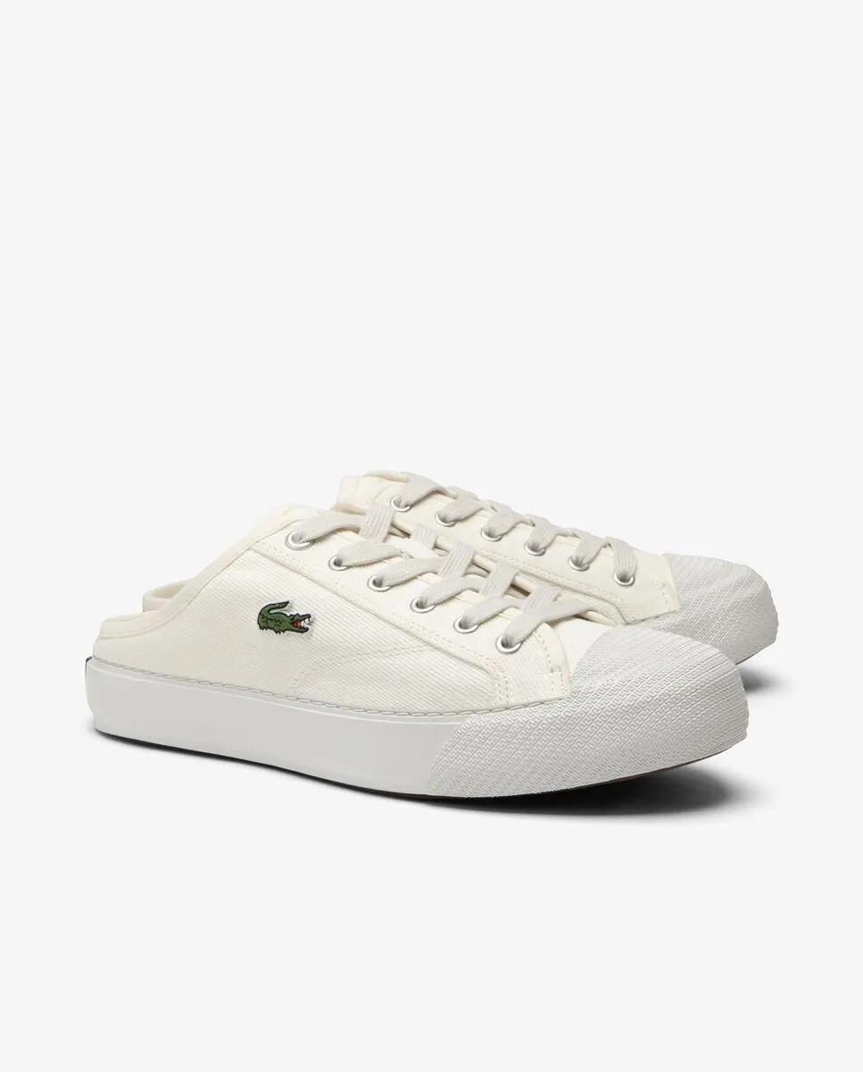 LACOSTE Women’s Backcourt Mules White LACOSTE Women’s Backcourt Mules White