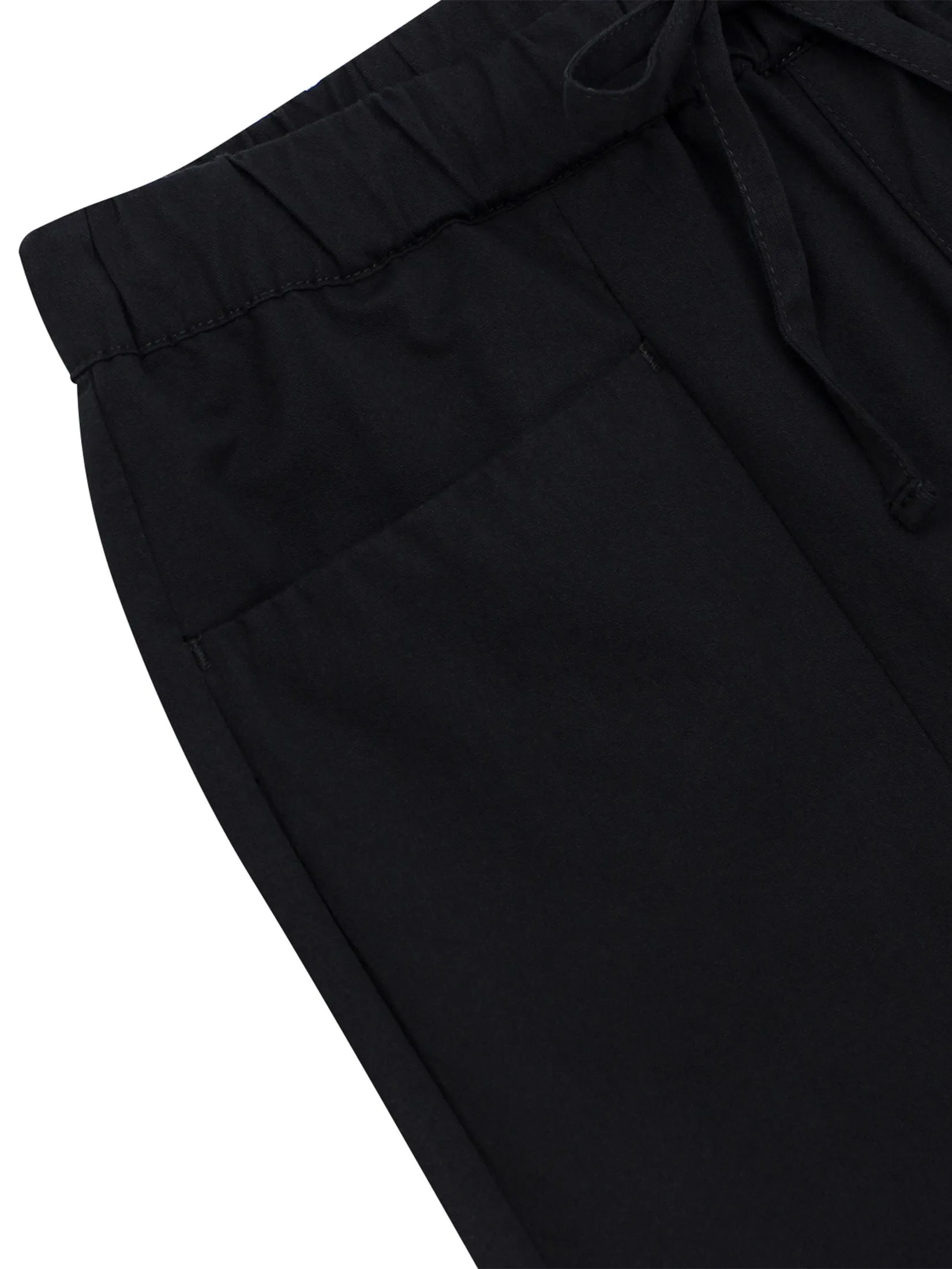 GIORDANO Women's Regular Woven Audrey Pants Black GIORDANO Women's Regular Woven Audrey Pants Black